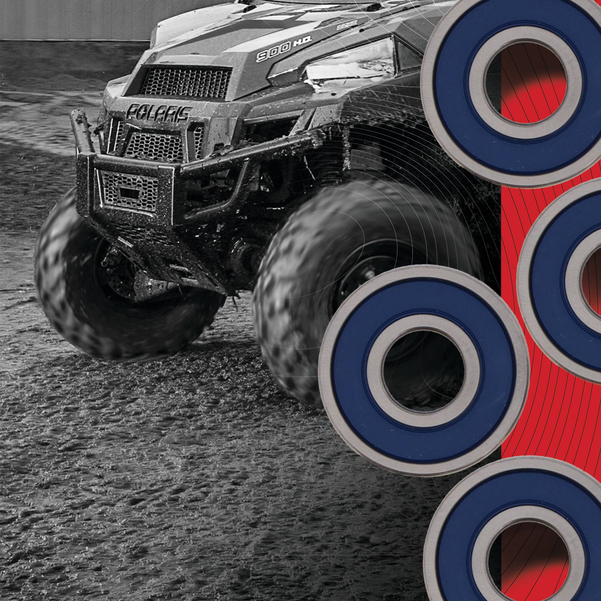 All Balls Wheel Bearing Kit 25-1763 for Yamaha XV19 STAR ELUDER 18