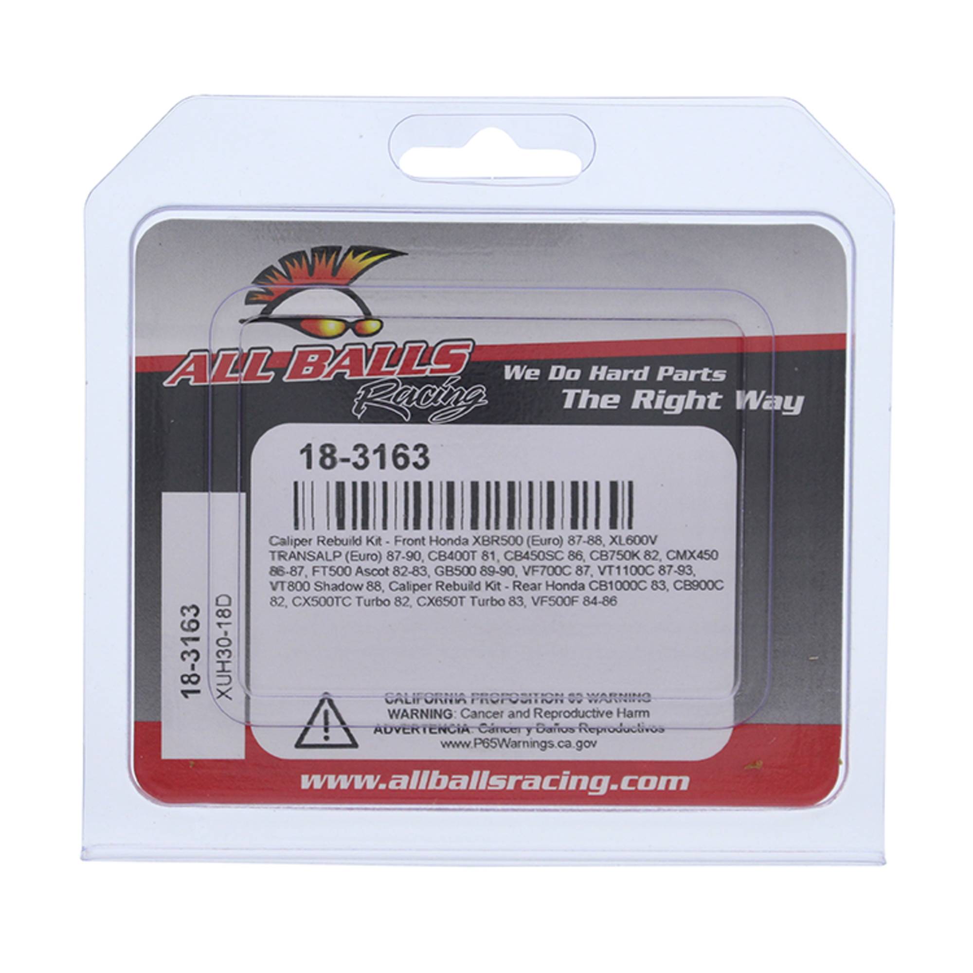 All Balls Front Caliper Rebuild Kit 18-3163 for Honda CB 1000 C Custom 83