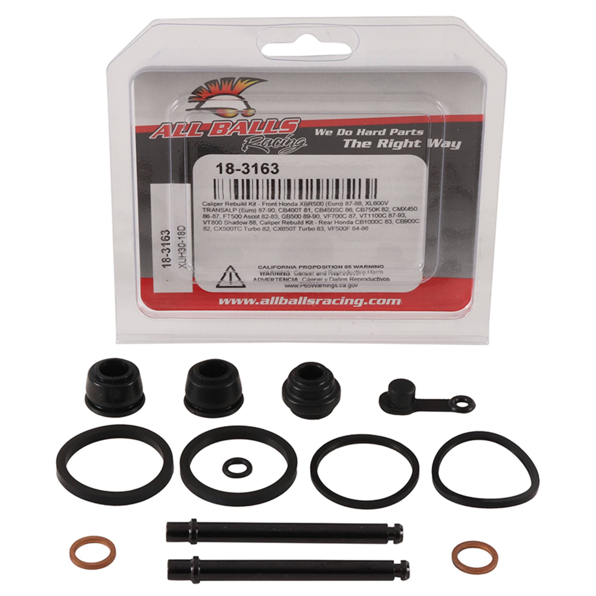 All Balls Front Caliper Rebuild Kit 18-3163 for Honda CB 1000 C Custom 83