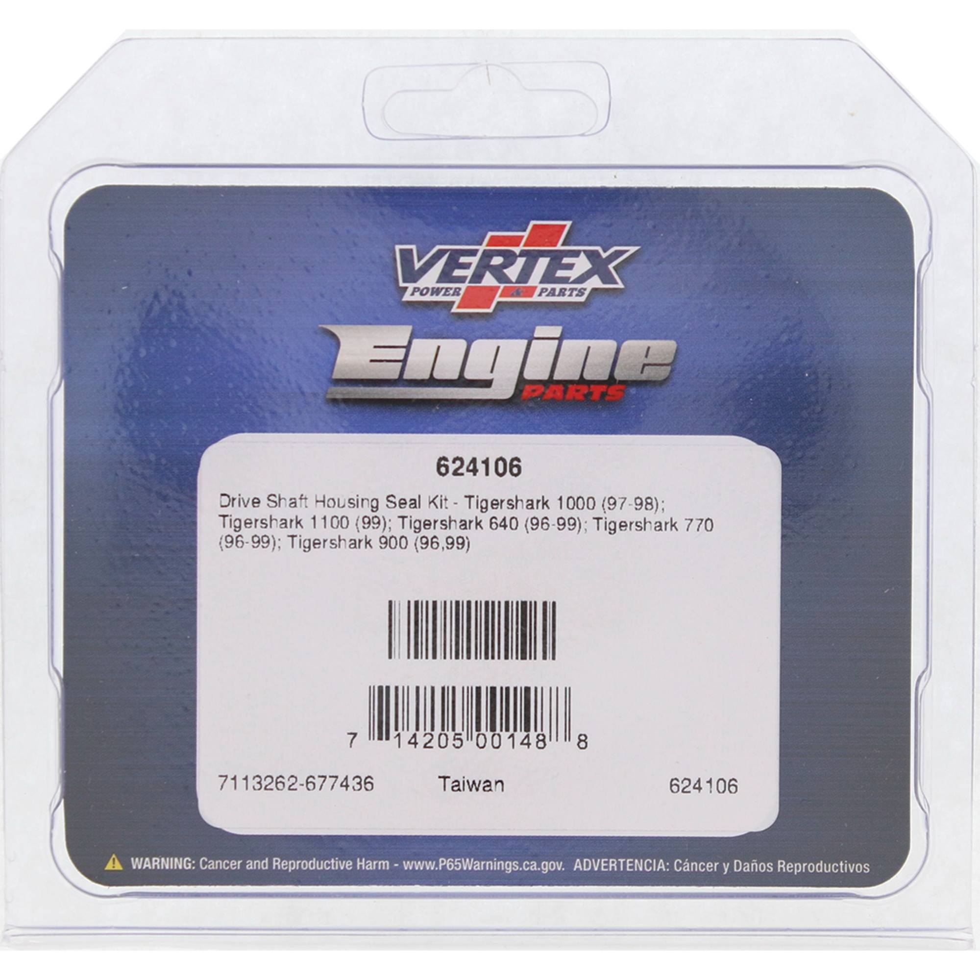 Winderosa Sealing Gaskets 624106 for Arctic Cat Tigershark 1000 97 98