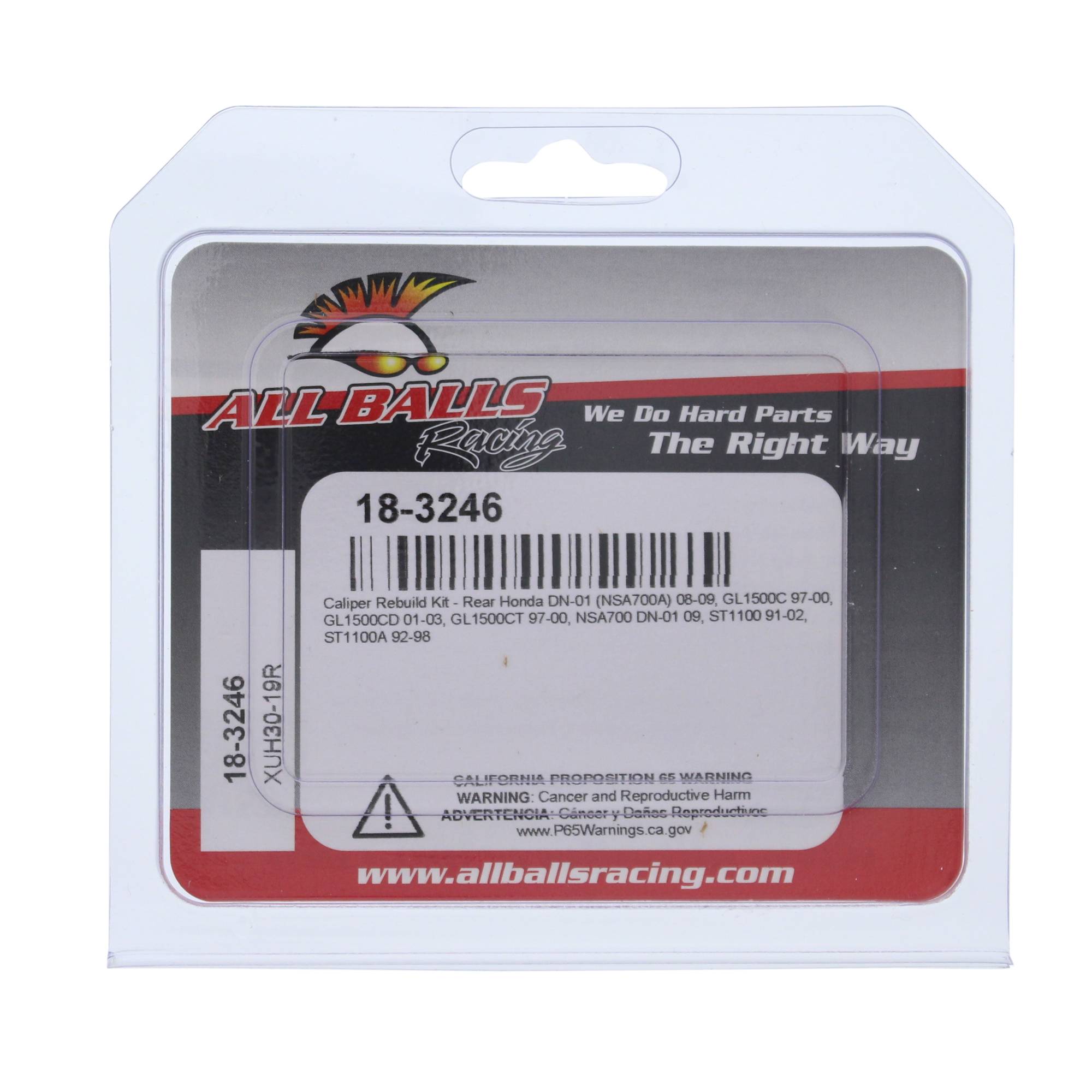 All Balls Rear Caliper Rebuild Kit 18-3246 for Honda DN 01 (NSA700A) 09