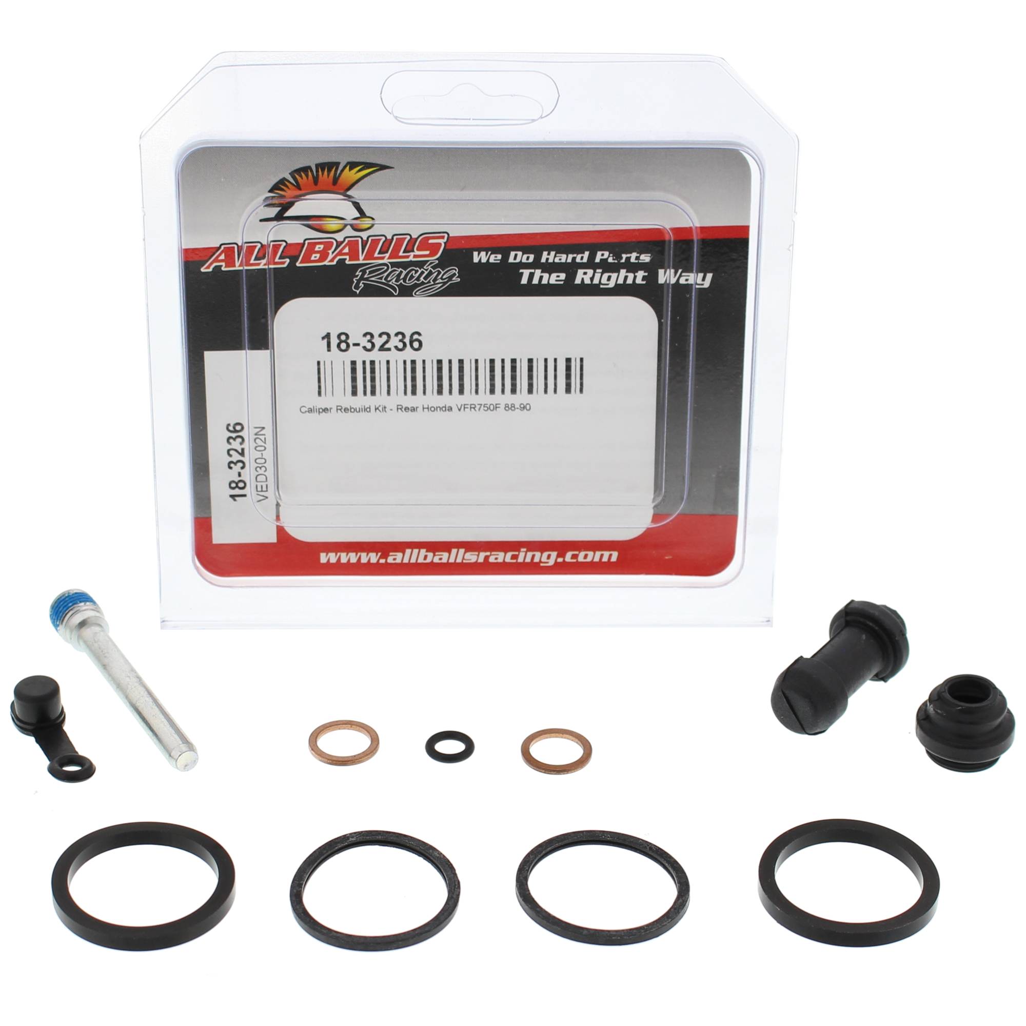 All Balls Caliper Rebuild Kit 18-3236 for Honda VFR 750 F 88-90