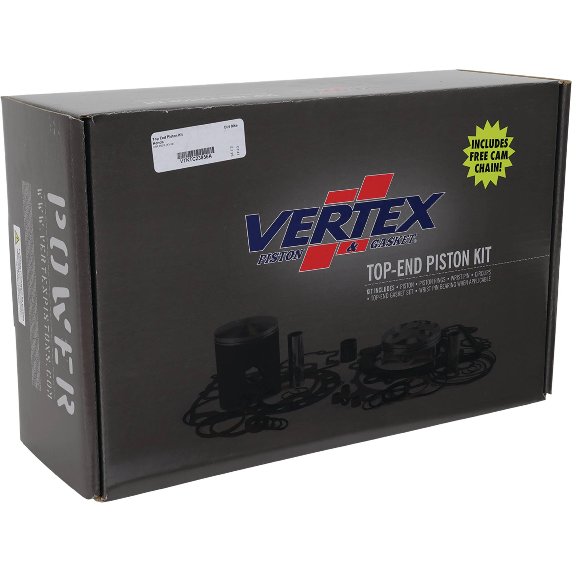 Vertex Top End Piston Kit for Honda CRF 450 R (13-16) VTKTC23856A