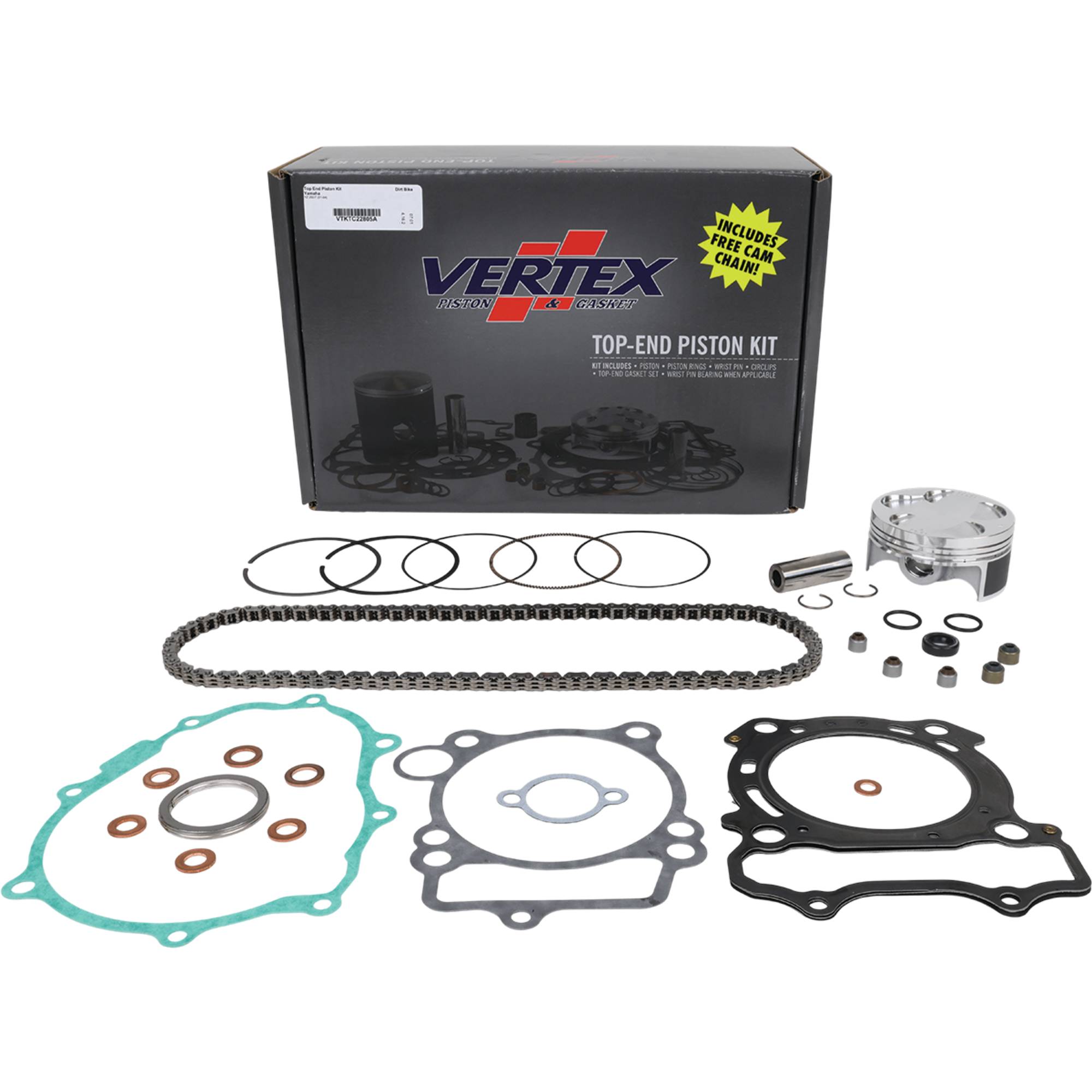 Vertex Top End Piston Kit for Yamaha WR 250 F (01-04) VTKTC22805A