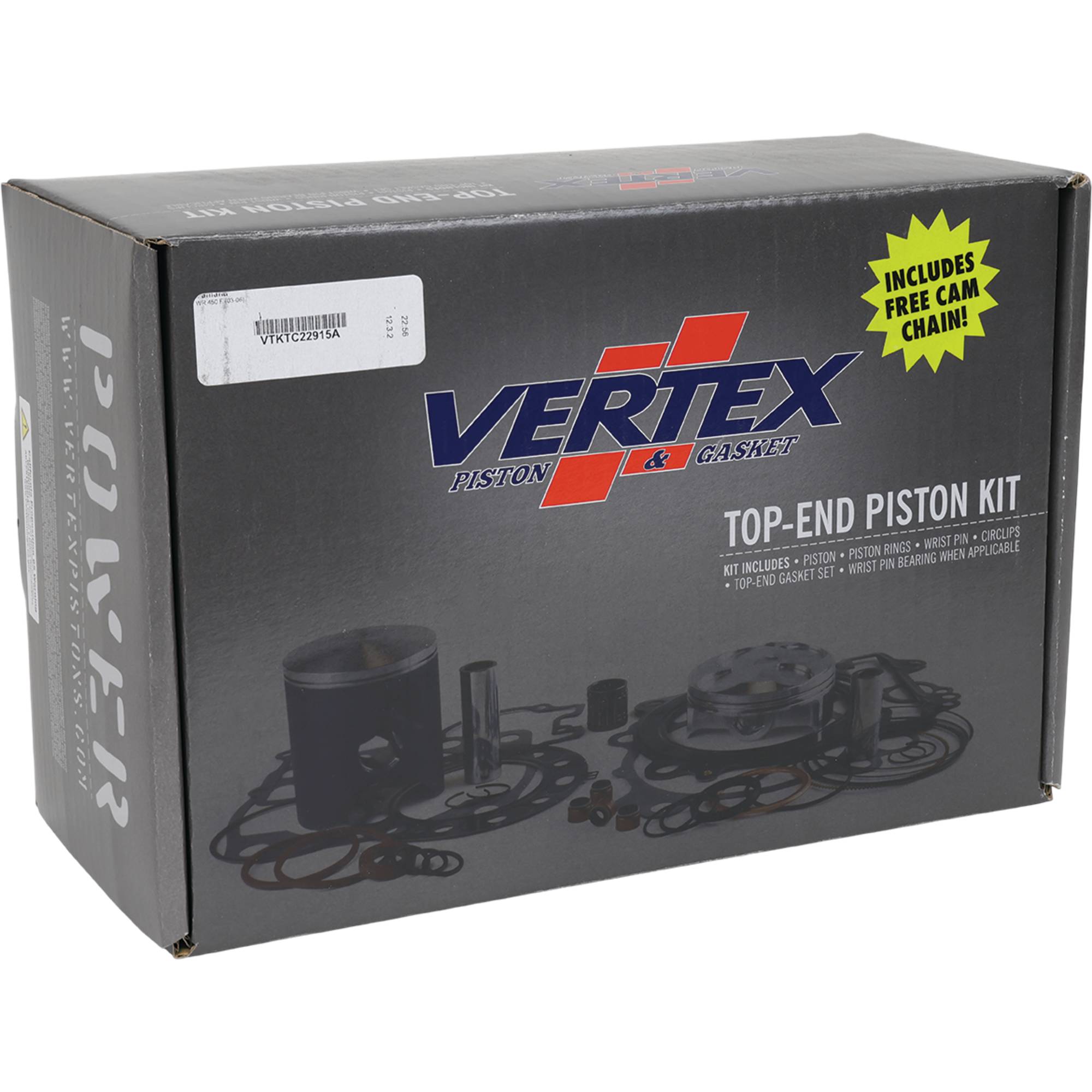 Vertex Top End Piston Kit for Yamaha YZ 450 F (03-05) VTKTC22915A