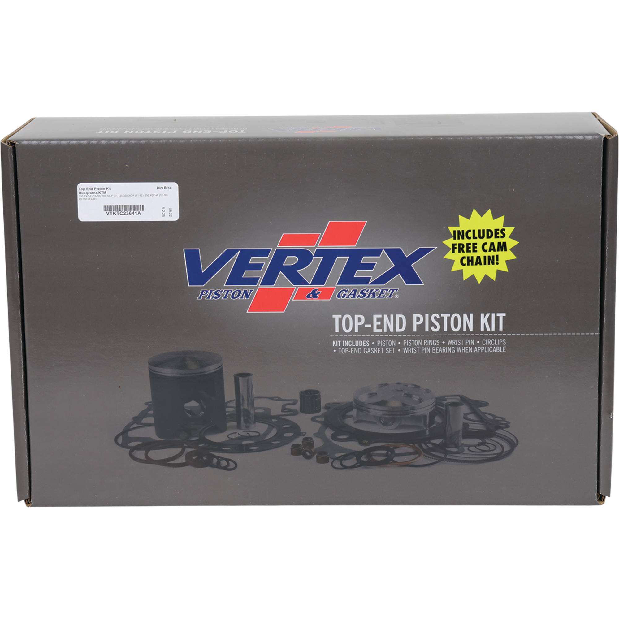 Vertex Top End Piston Kit for KTM 350 EXC-F (12-16) VTKTC23641A