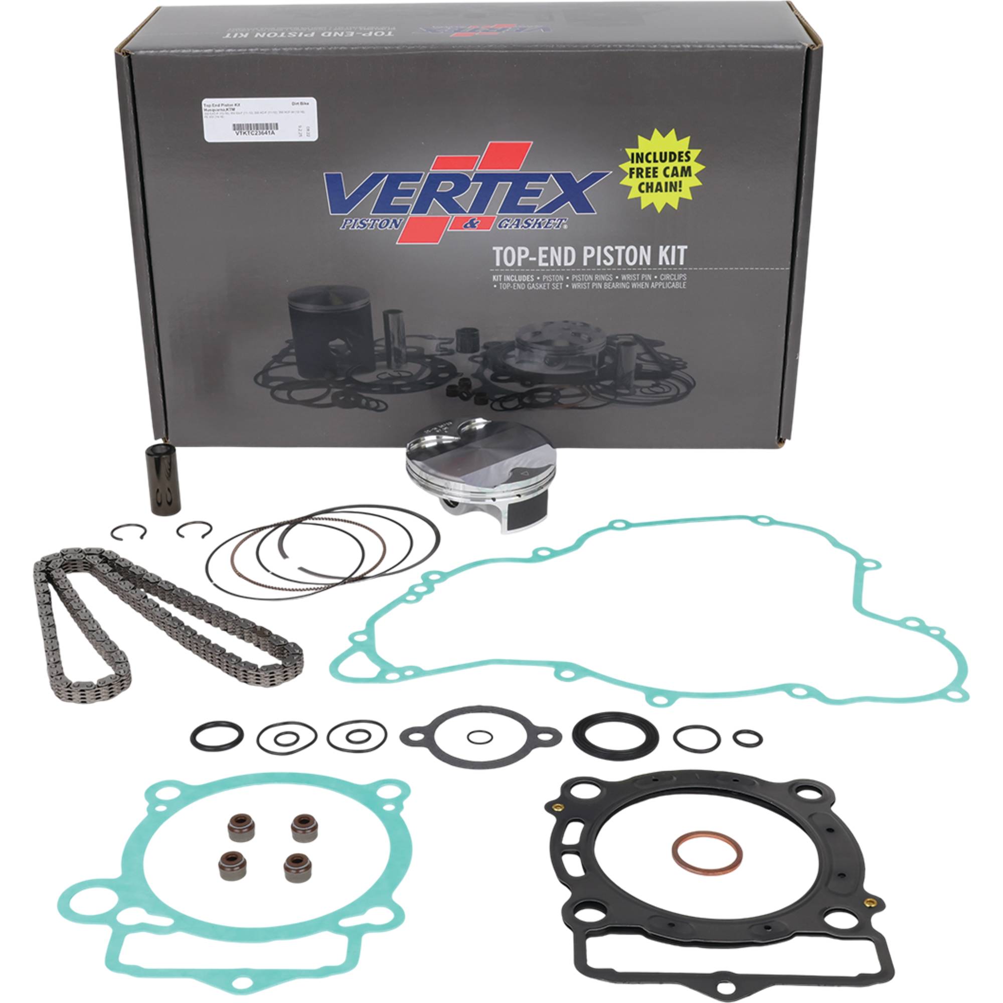 Vertex Top End Piston Kit for Husqvarna FE 350 (14-16) VTKTC23641A