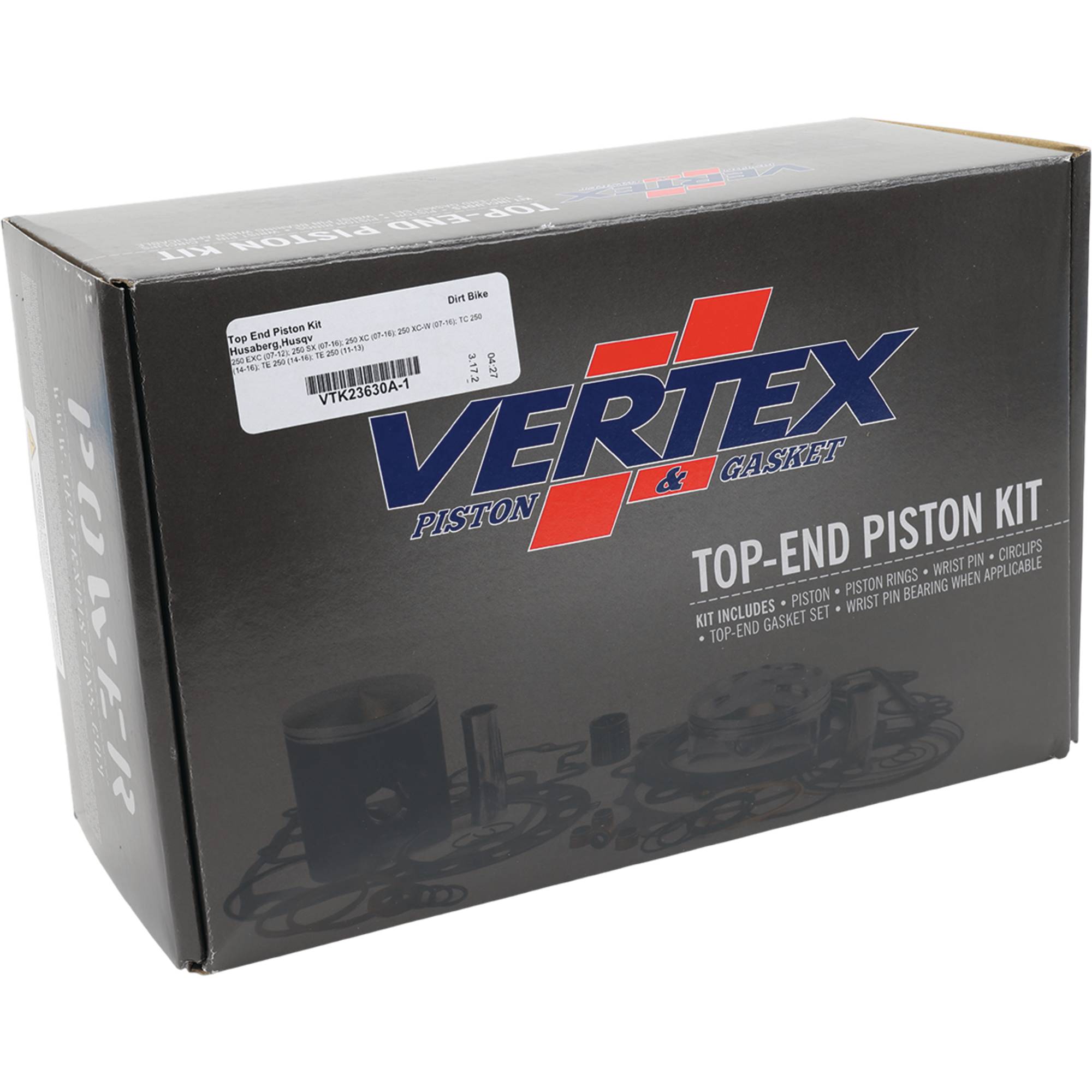 Vertex Top End Piston Kit for Husaberg TE 250 (14-16), TE 250 (11-13)
