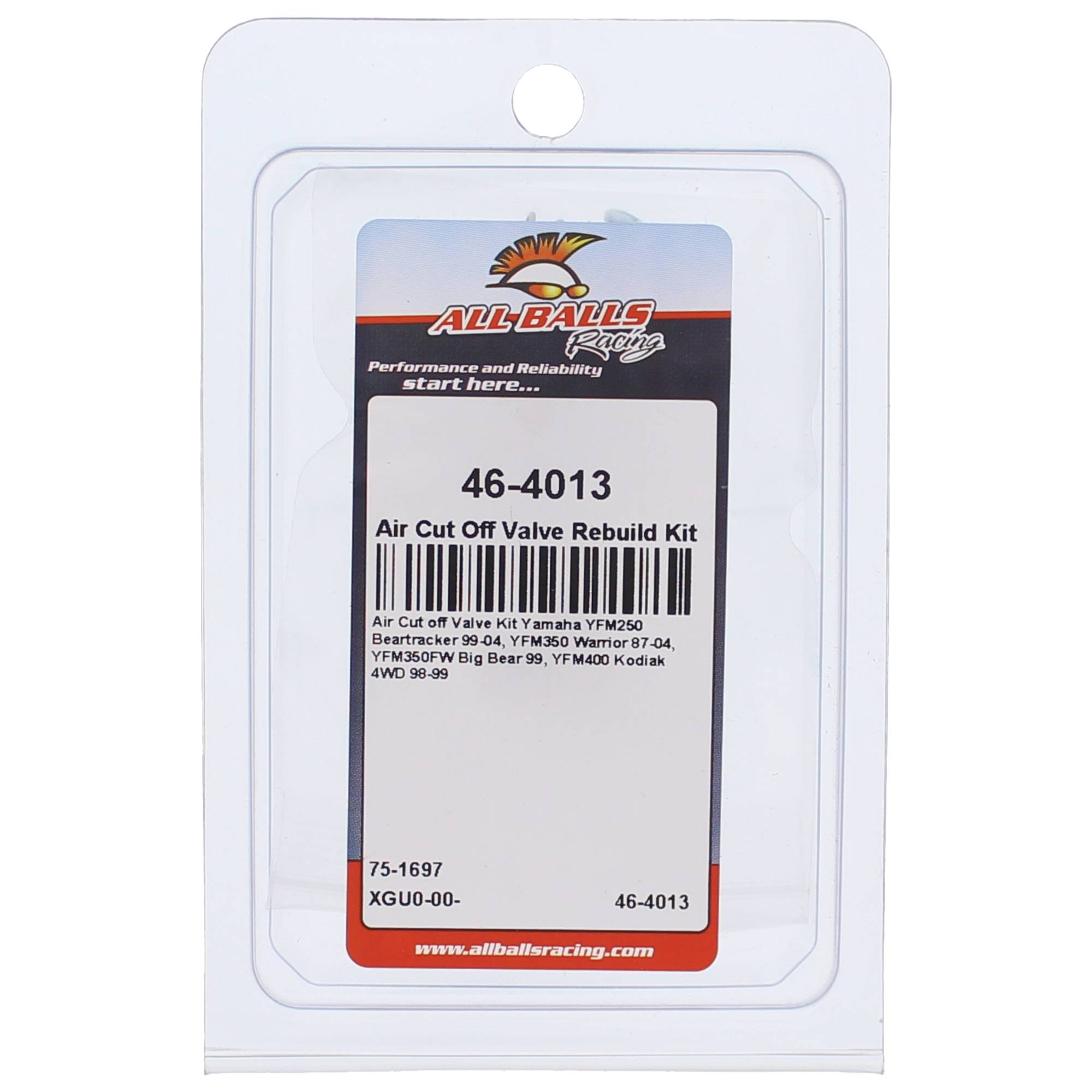 All Balls Air Cut Off Valve Rebuild Kit for Yamaha YFM250 Beartracker 99-04