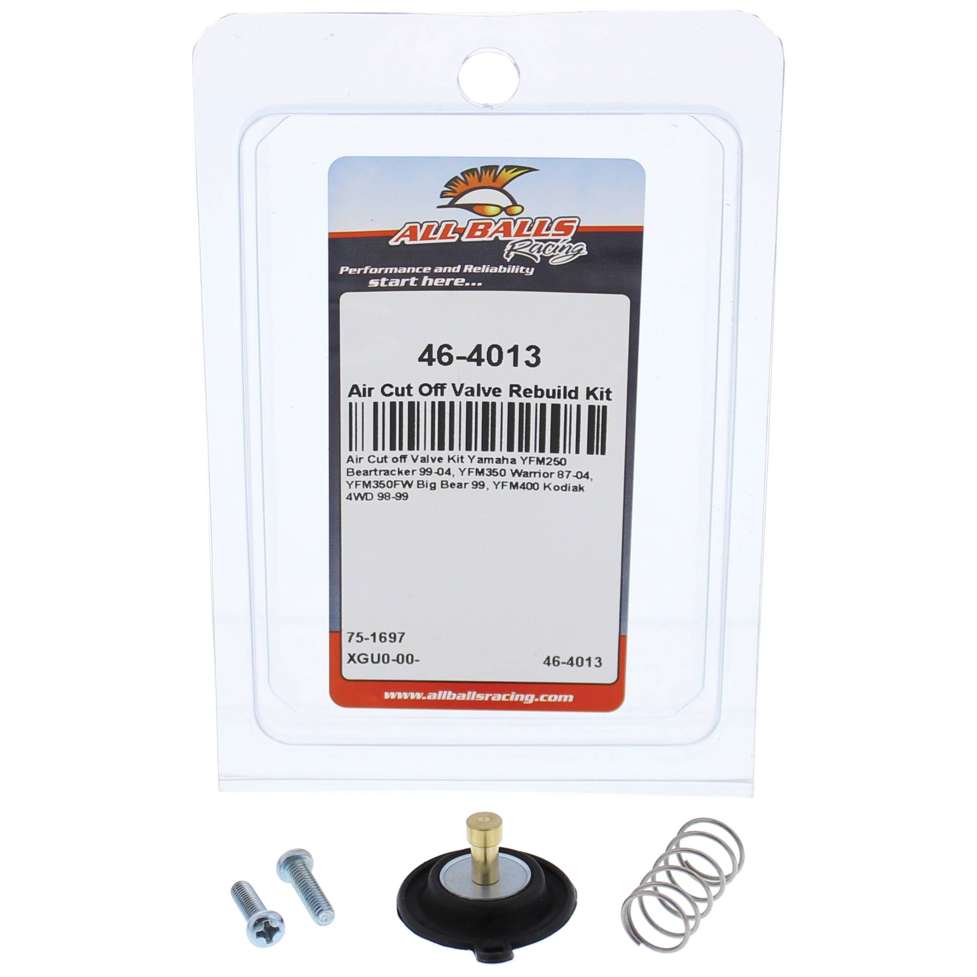 All Balls Air Cut Off Valve Rebuild Kit for Yamaha YFM250 Beartracker 99-04