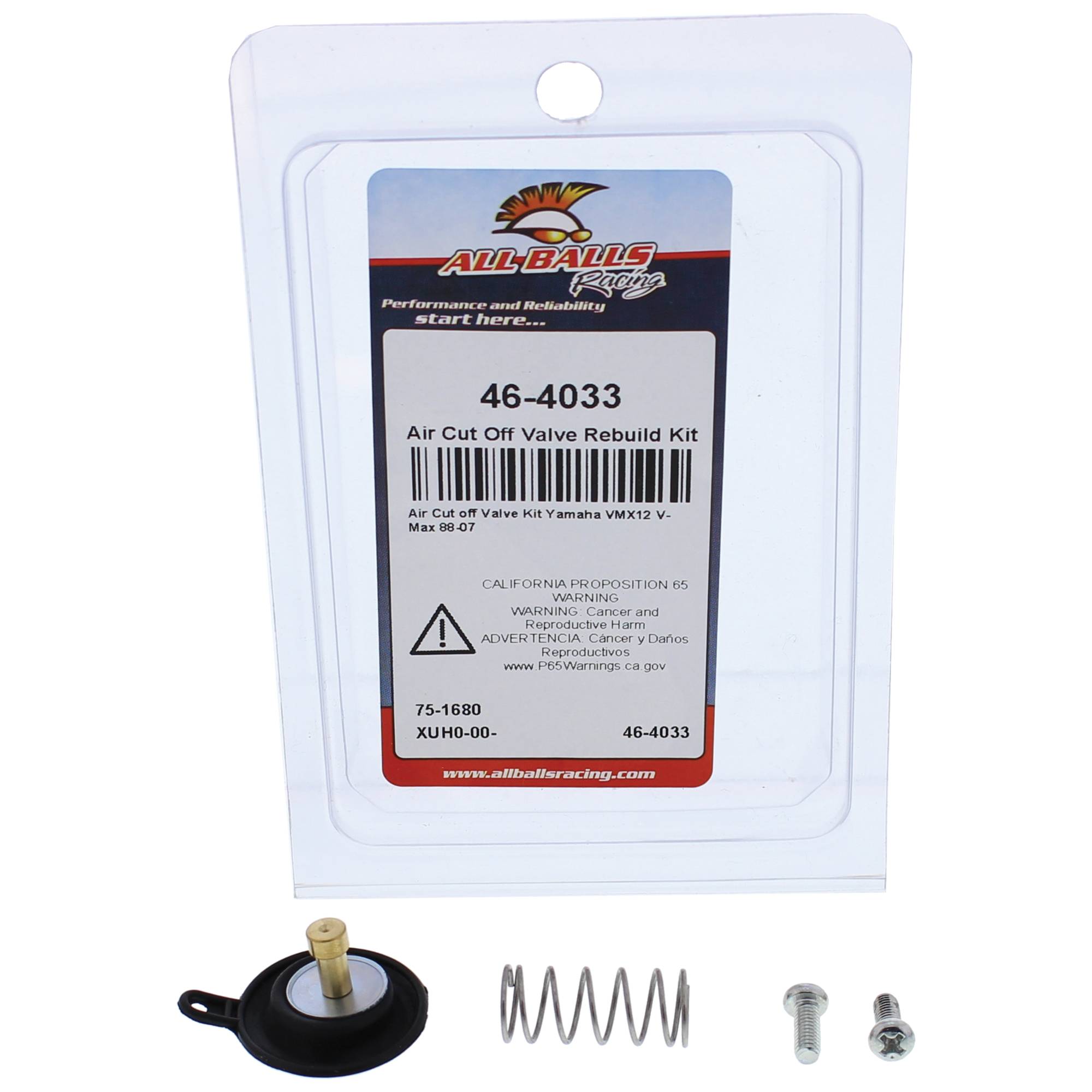 All Balls Air Cut Off Valve Rebuild Kit 46-4033 for Yamaha VMX12 V-Max 88-07