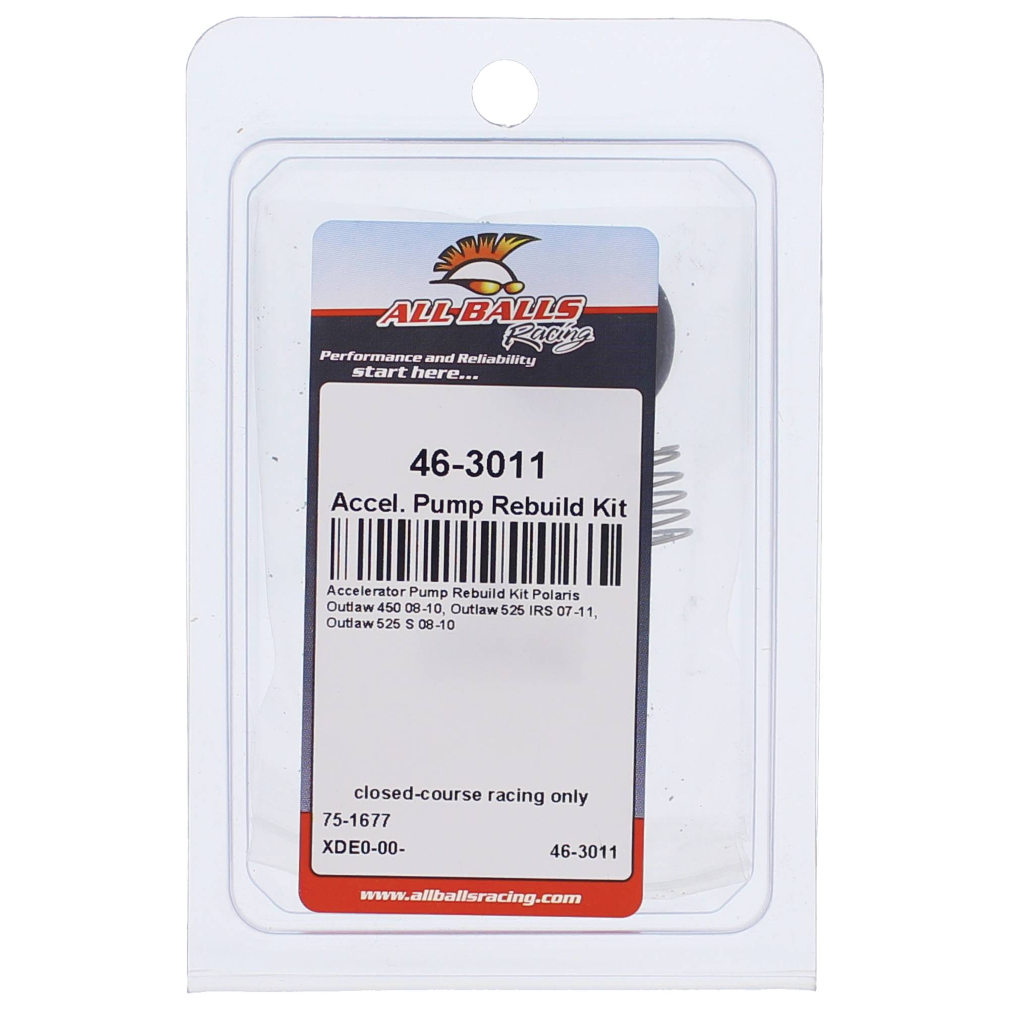 All Balls Accelerator Pump Rebuild Kit 46-3011 for Polaris Outlaw 450 S 08-10