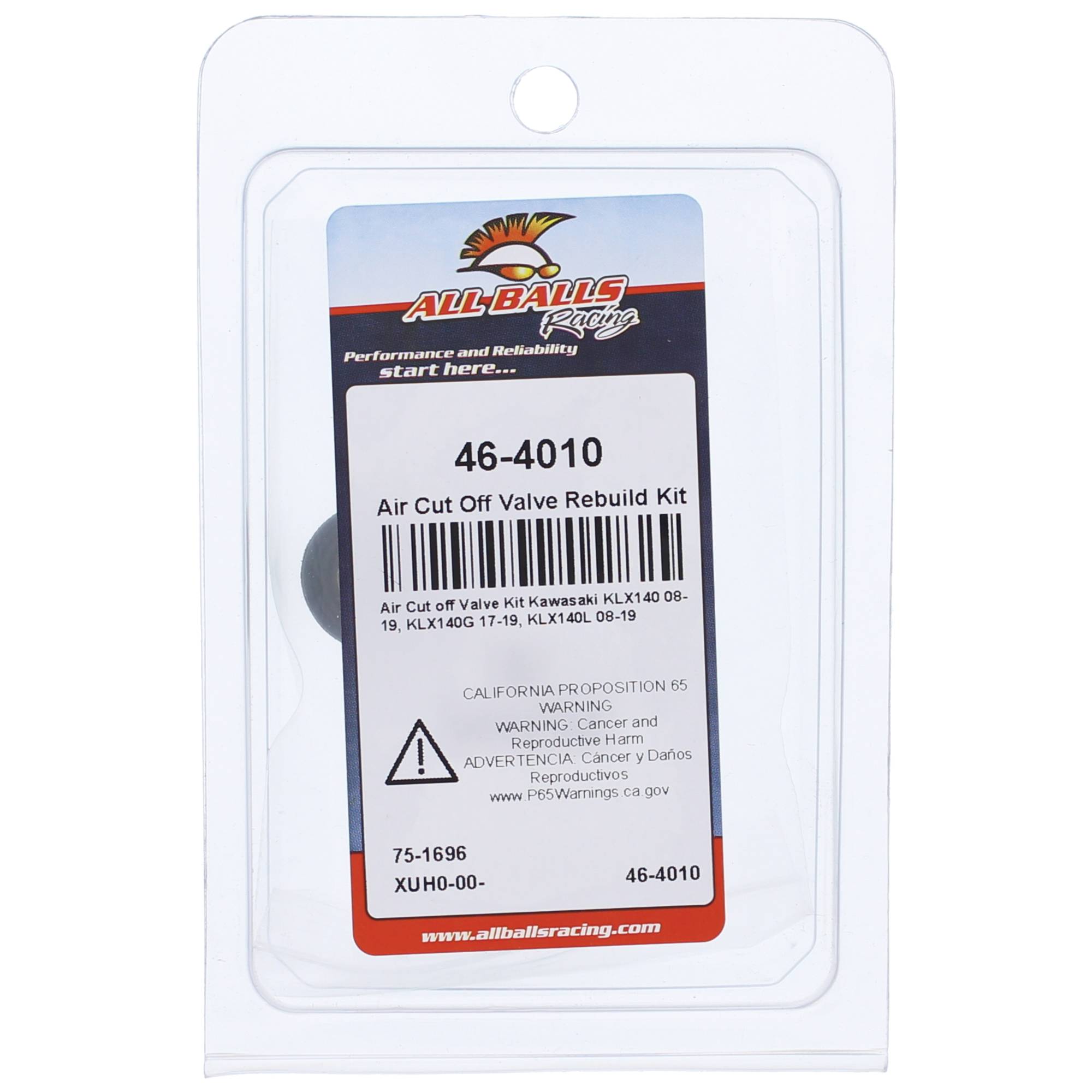 All Balls Air Cut Off Valve Rebuild Kit 46-4010 for Kawasaki KLX 140 08-17