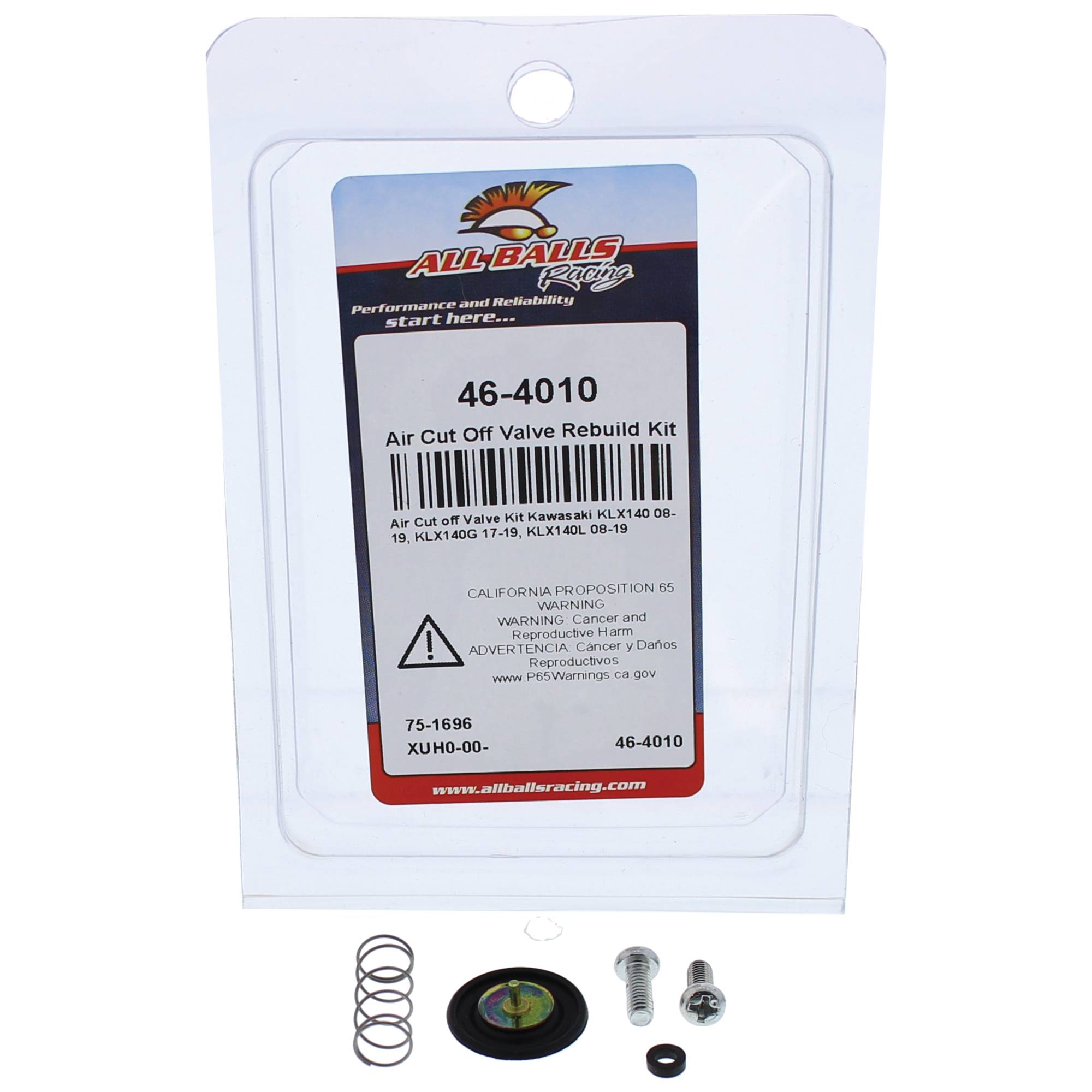 All Balls Air Cut Off Valve Rebuild Kit 46-4010 for Kawasaki KLX 140 08-17