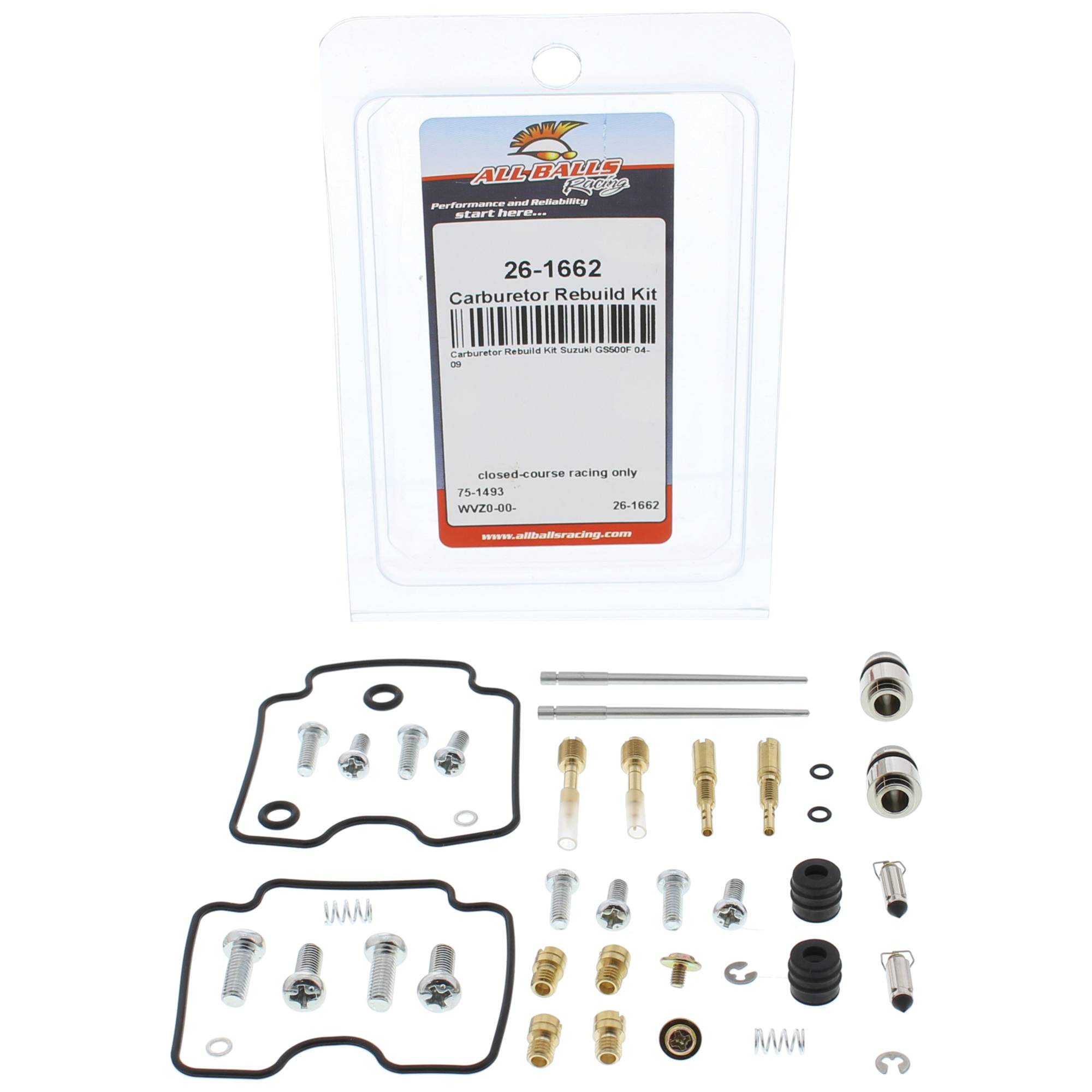 All Balls Carburetor Rebuild Kit 26-1662 for Suzuki GS 500 F 04-09