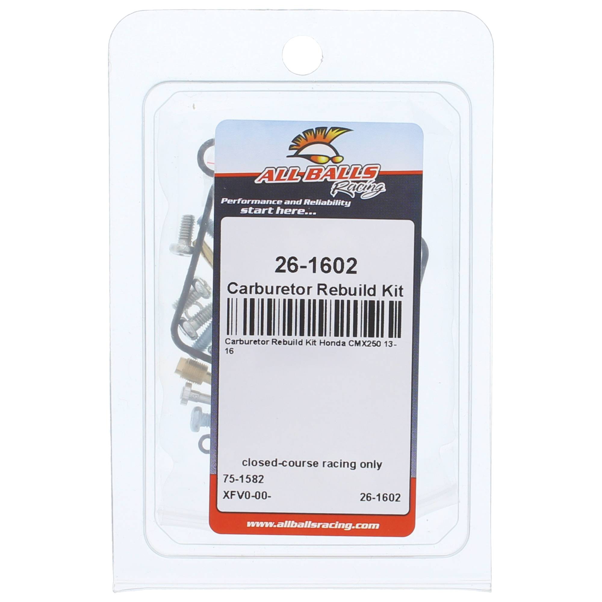 All Balls Carburetor Rebuild Kit 26-1602 for Honda CMX 250 C Rebel 13 14