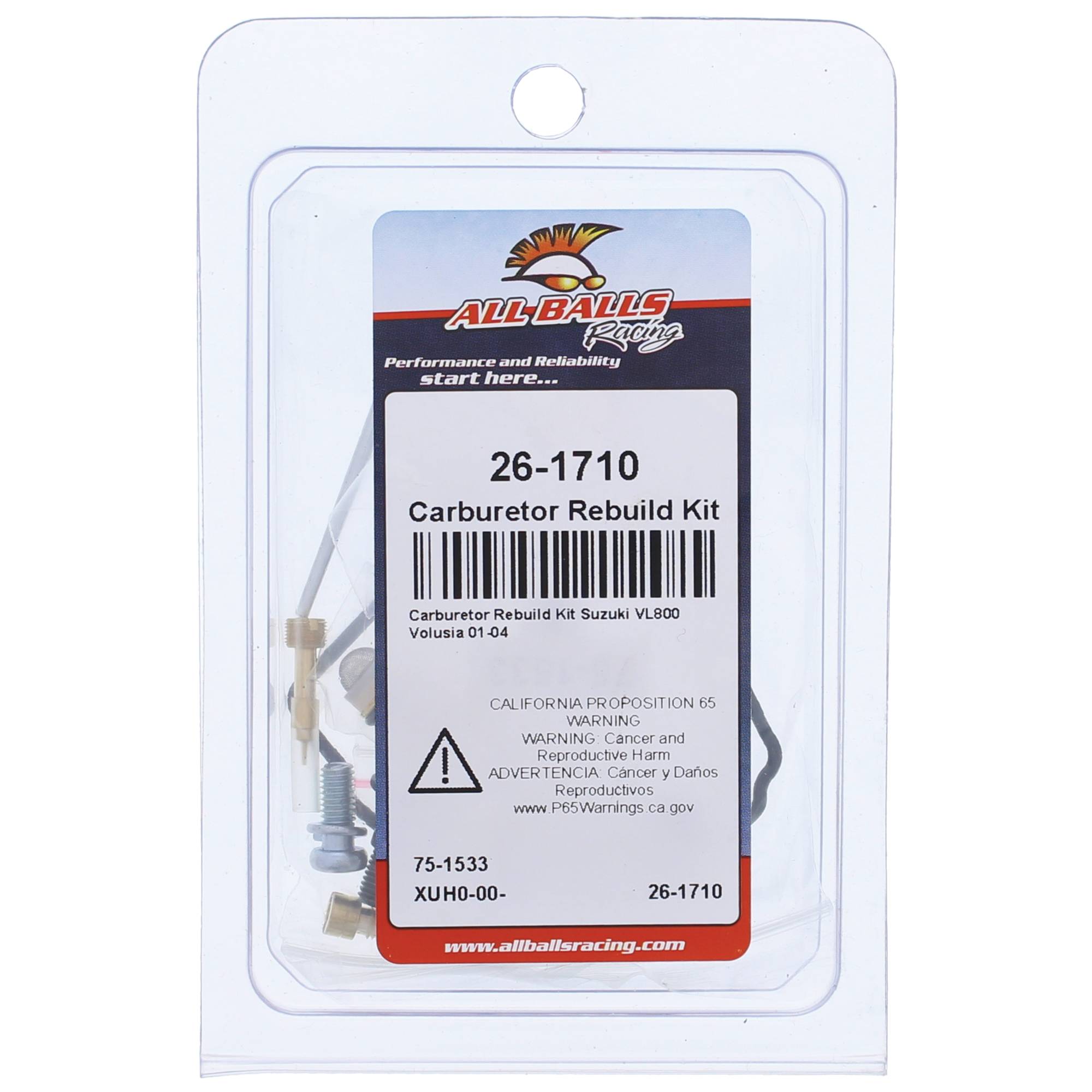 All Balls Carburetor Rebuild Kit 26-1710 for Suzuki VL 800 C50 Volusia 01-04