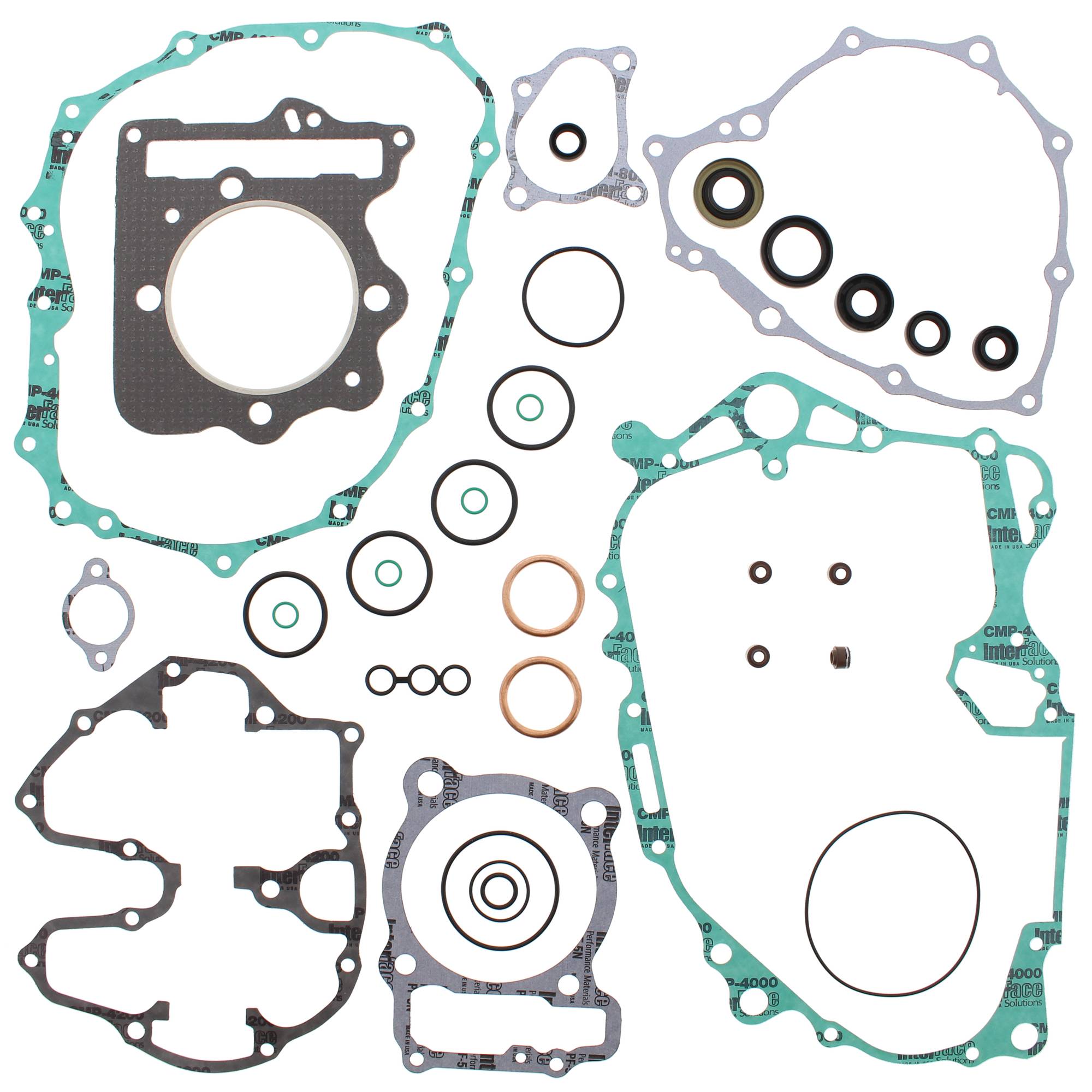 Winderosa Complete Gasket Kit with Oil Seals for Honda, 811894