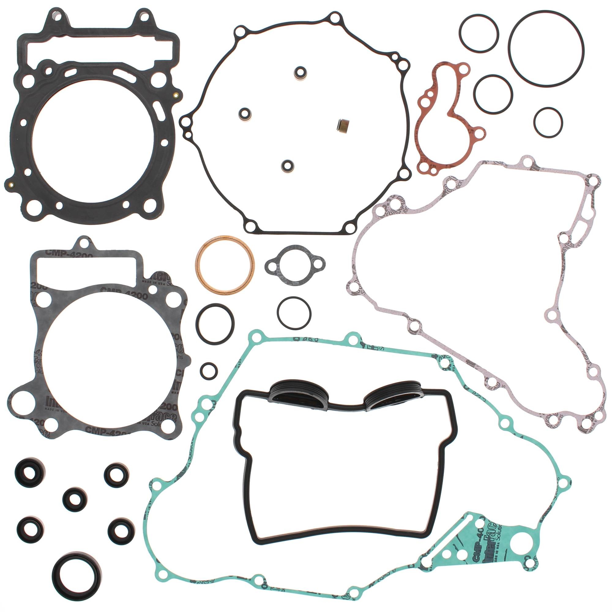Complete Gasket Kit w/ Oil Seals for Kawasaki KFX450R 2008-2014 450cc
