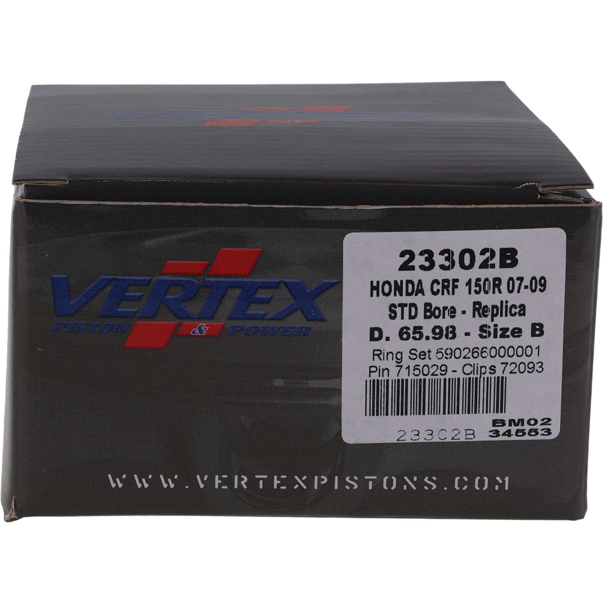 Vertex Replica forged Piston Kit for Honda CRF 150 R (07-09) 23302B
