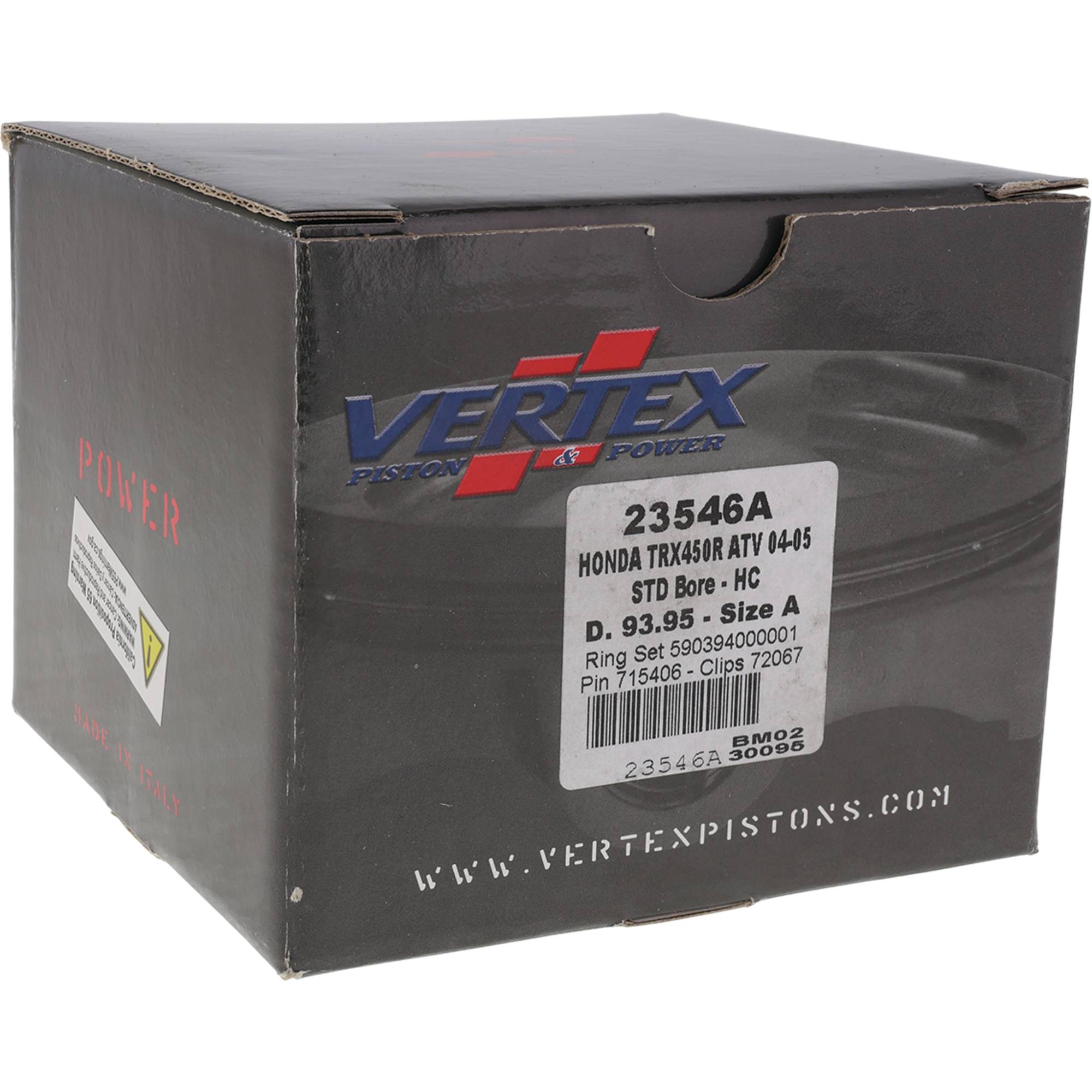 Vertex High Comp forged Piston Kit for Honda TRX 450 R (04-05) 23546A