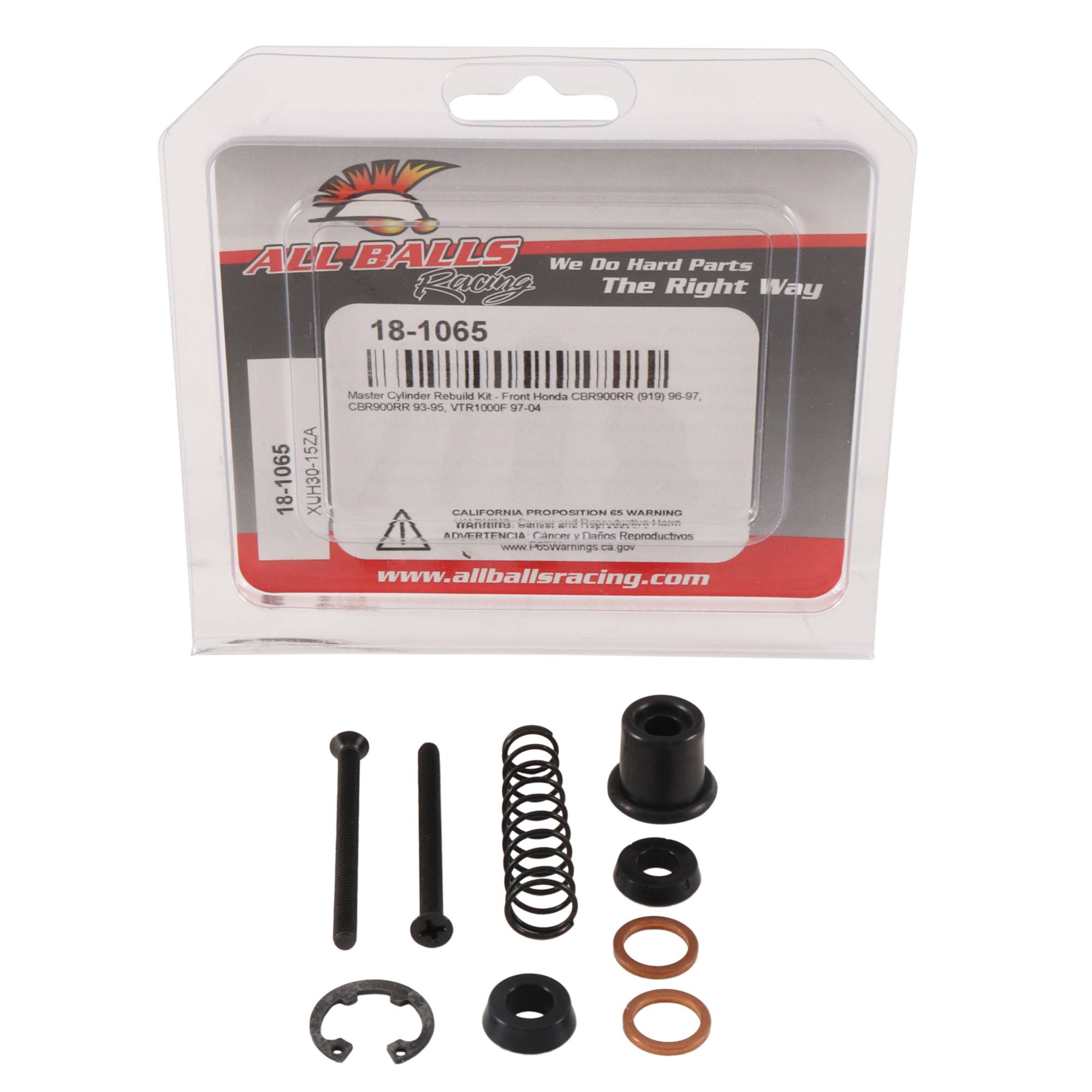 All Balls Master Cylinder Rebuild kit 18-1065 for Honda CBR 900 RR 93-97