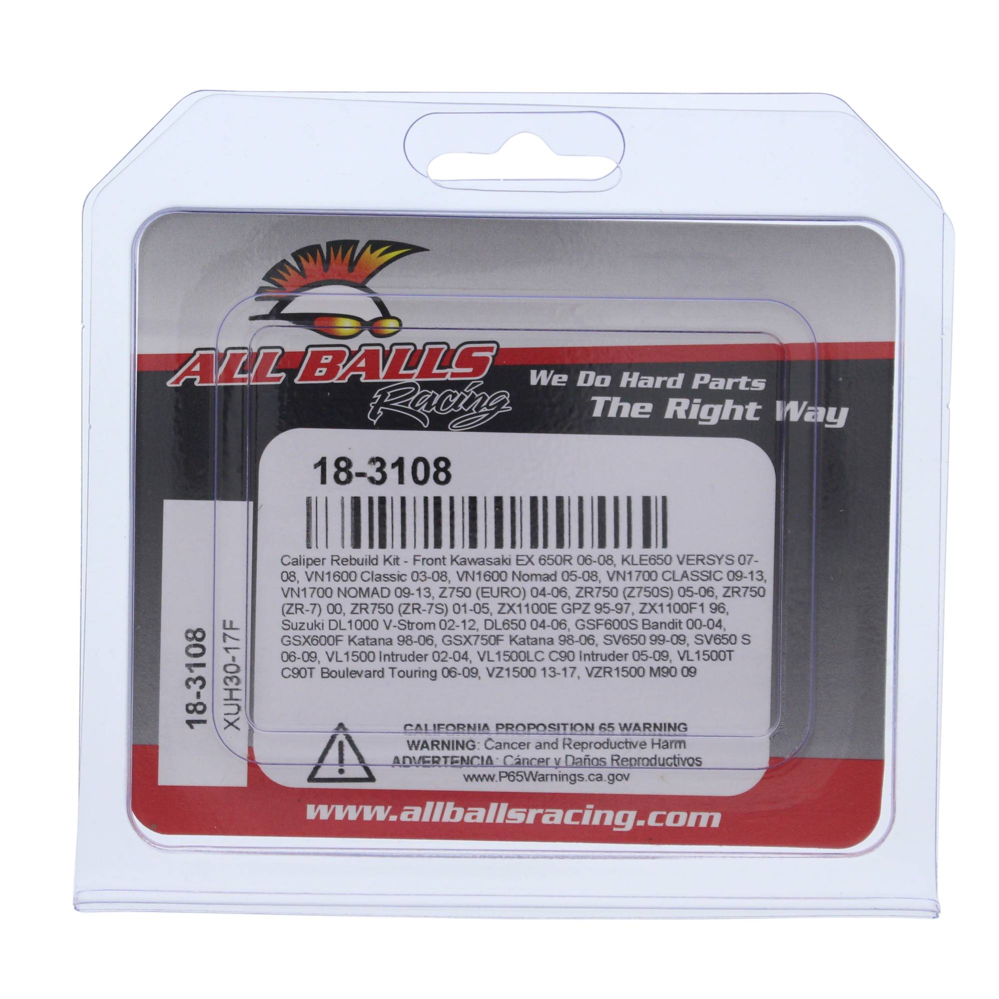 All Balls Front Caliper Rebuild Kit 18-3108 for Kawasaki GPZ 1100 95-97