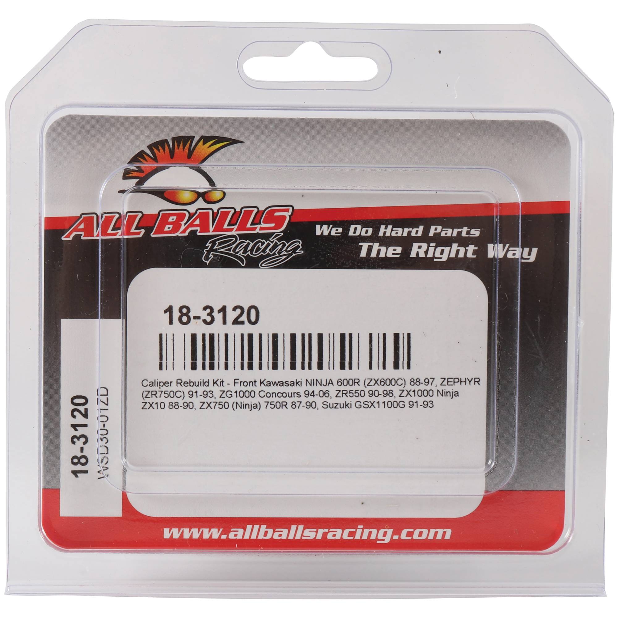All Balls Caliper Rebuild Kit 18-3120 for Kawasaki Ninja 750 R 87-90