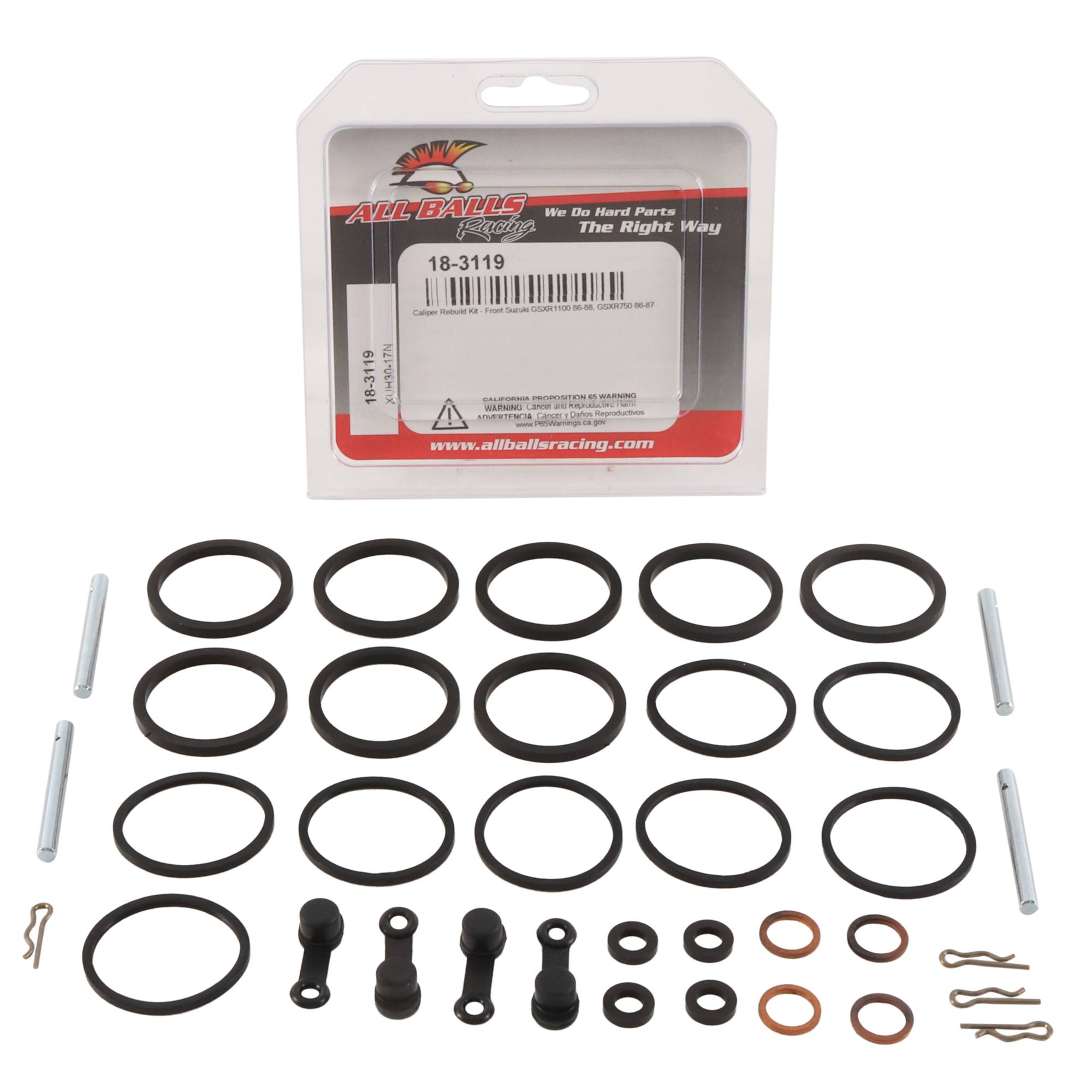 All Balls Caliper Rebuild Kit 18-3119 for Suzuki GSX-R 1100 86-88