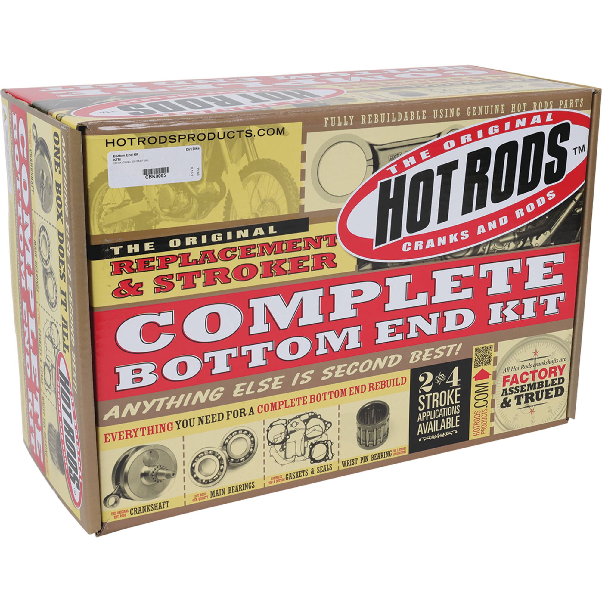 Hot Rods BOTTOM END KIT for KTM 250 SX (05-06); 250 SXS (06) CBK0005