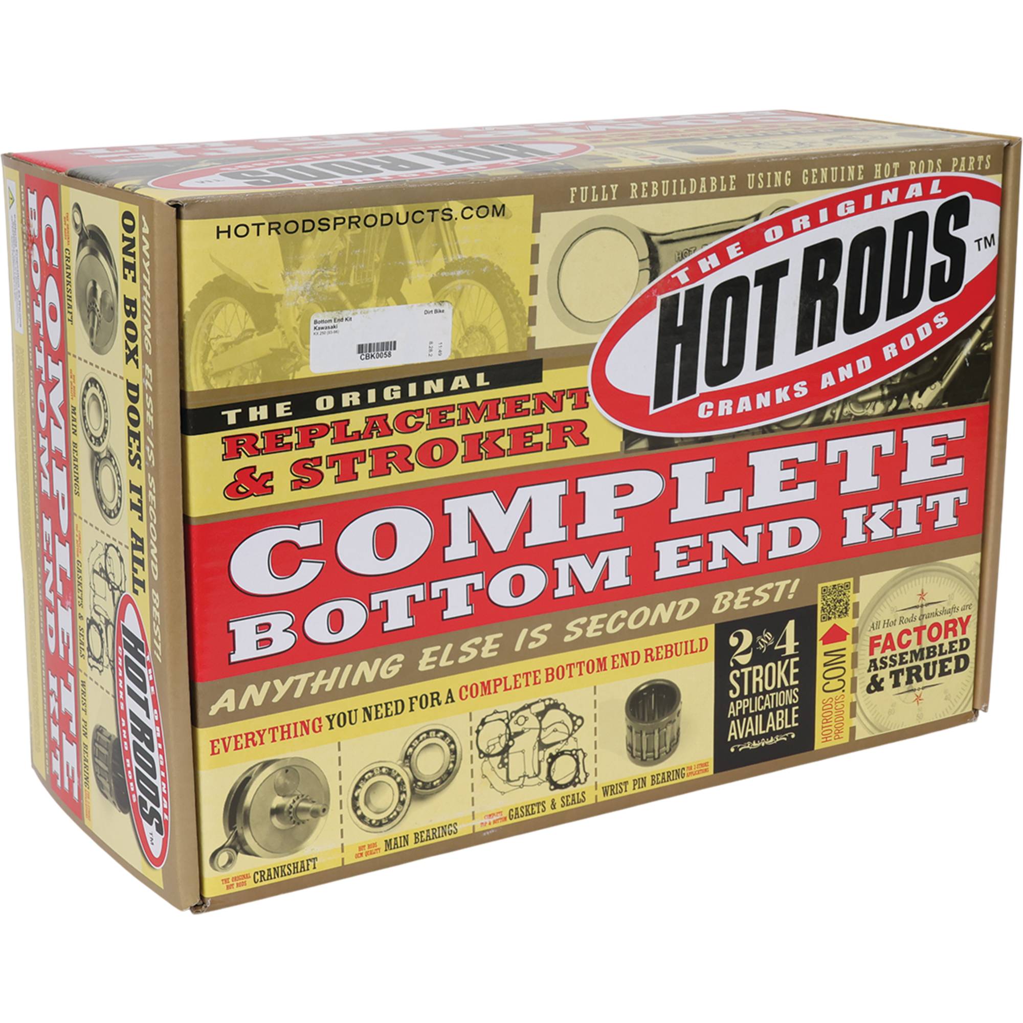 Hot Rods BOTTOM END KIT for Kawasaki KX 250 (93-96) CBK0058