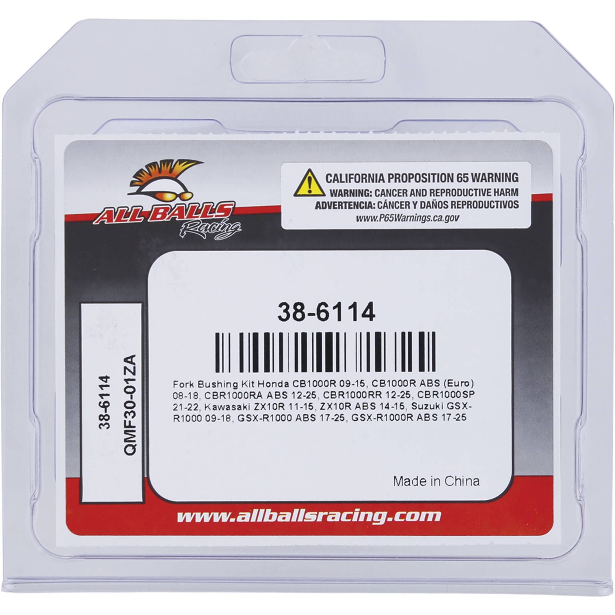All Balls Racing Fork Bushing Kit 38-6114 for Honda CB 1000 R 09-15