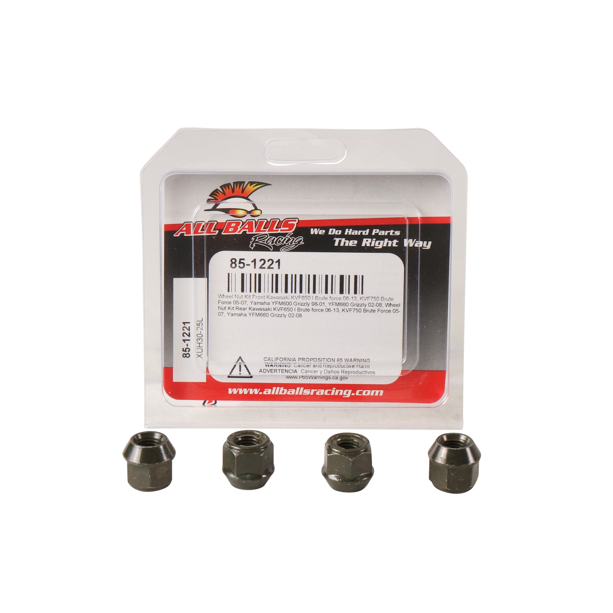 All Balls Wheel Nut Kit 85-1221 for Kawasaki KVF 750 Brute force 4x4i 05-07