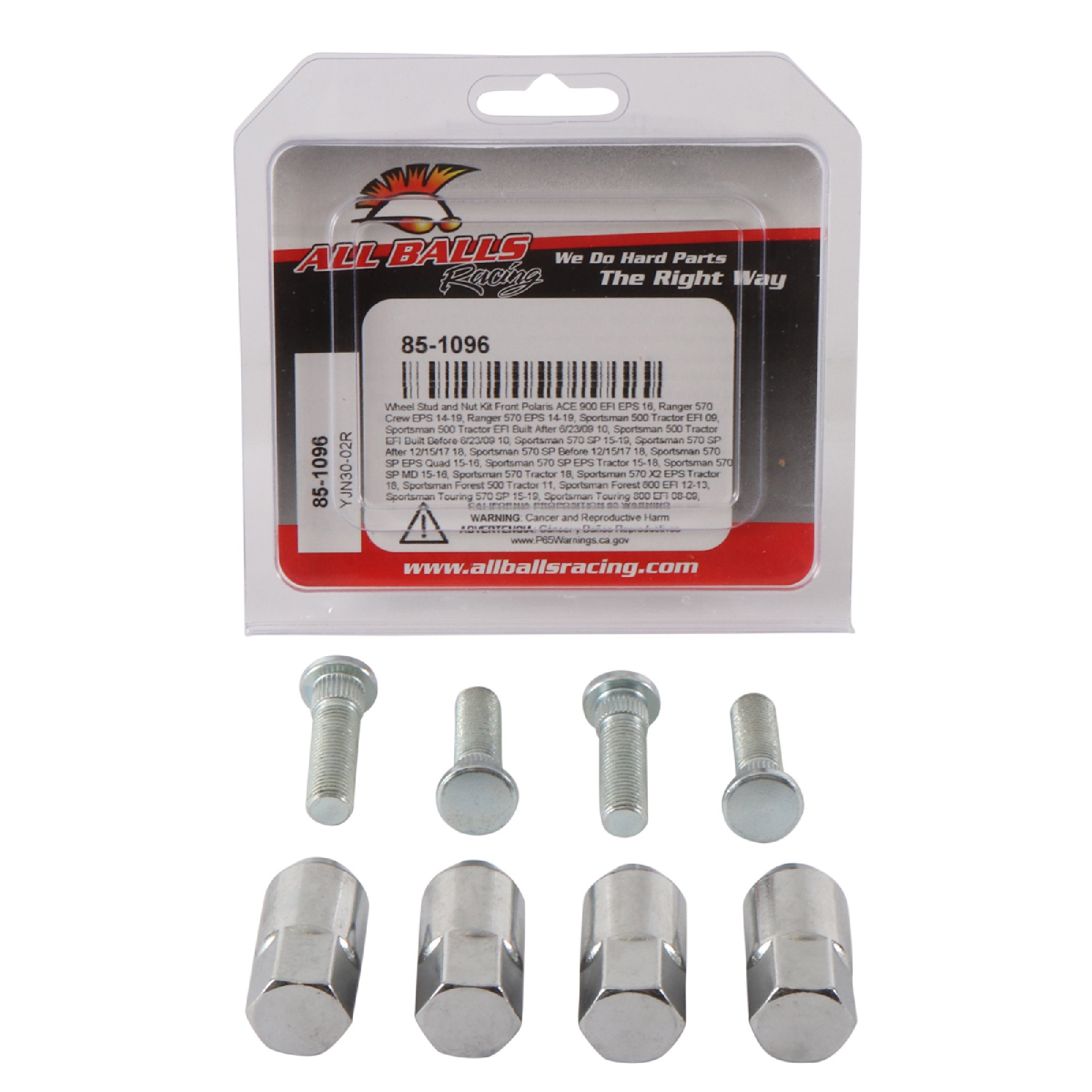 All Balls Wheel Stud and Nut Kit 85-1096 for Polaris ACE 900 EPS XC 18