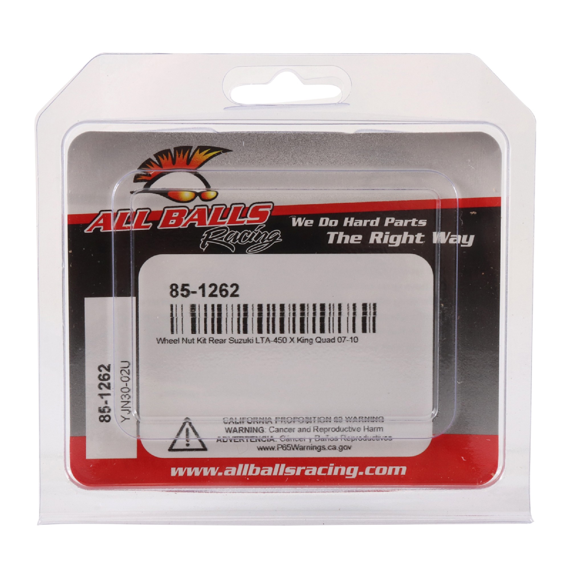 All Balls Wheel Nut Kit 85-1262 for Suzuki LT-A 450 X King Quad 4WD 07-10