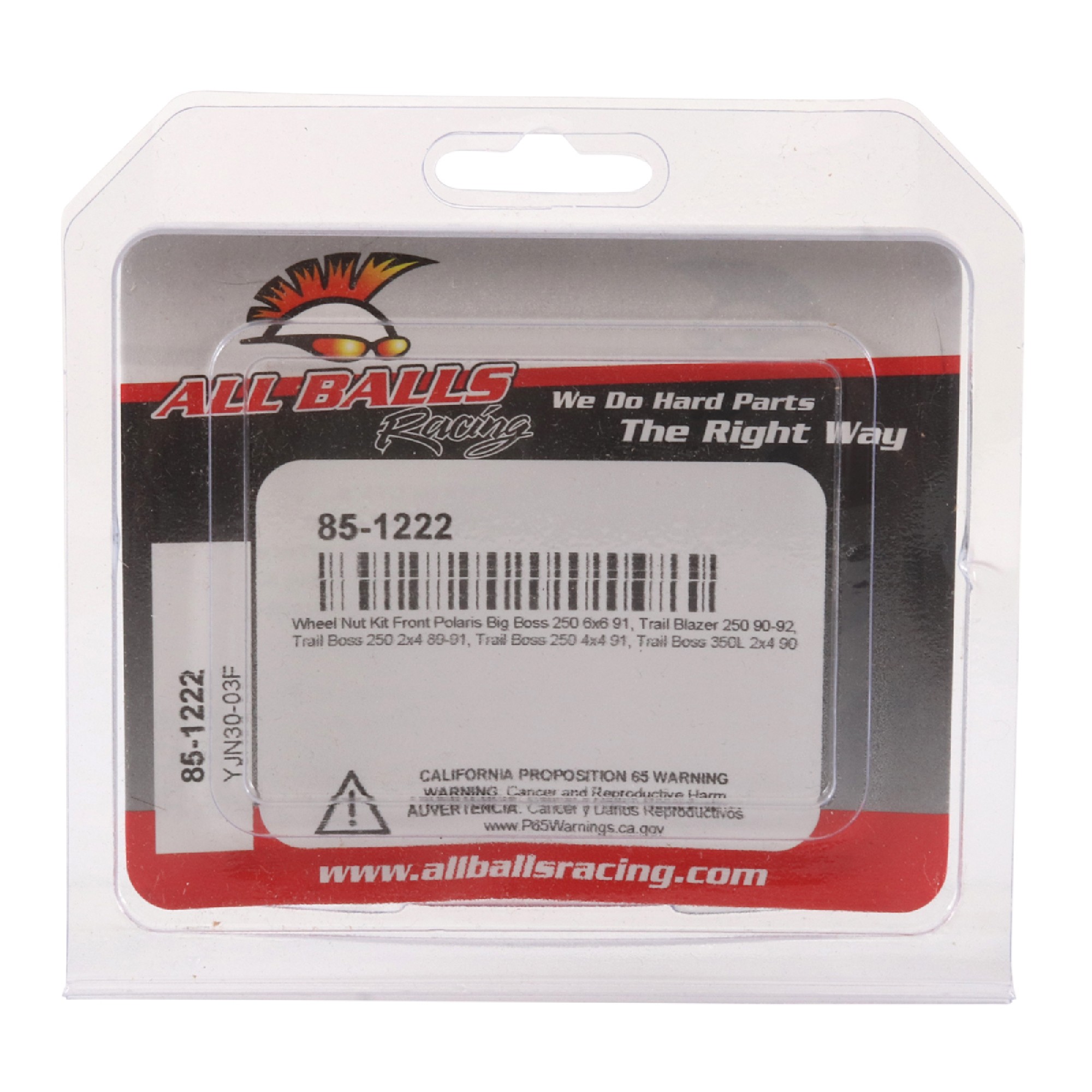 All Balls Wheel Nut Kit 85-1222 for Polaris Big Boss 250 6x6 91 1991