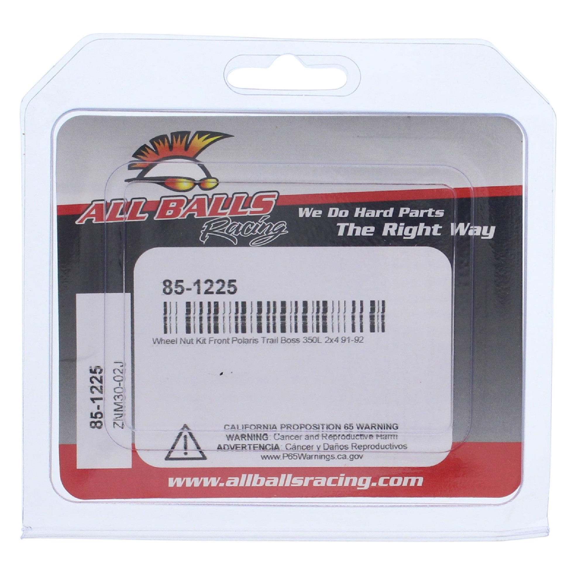 All Balls Wheel Nut Kit 85-1225 for Polaris Trail Boss 350 L 2x4 91 92