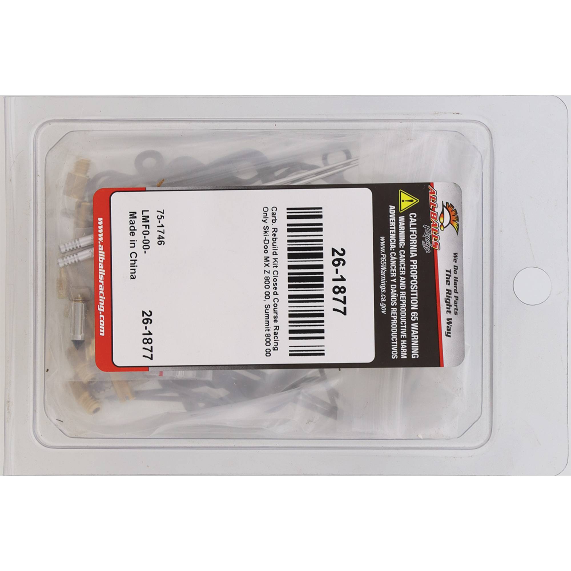 All Balls Carburetor Rebuild Kit for Ski-Doo Summit 800 00, MX Z 800 00 01