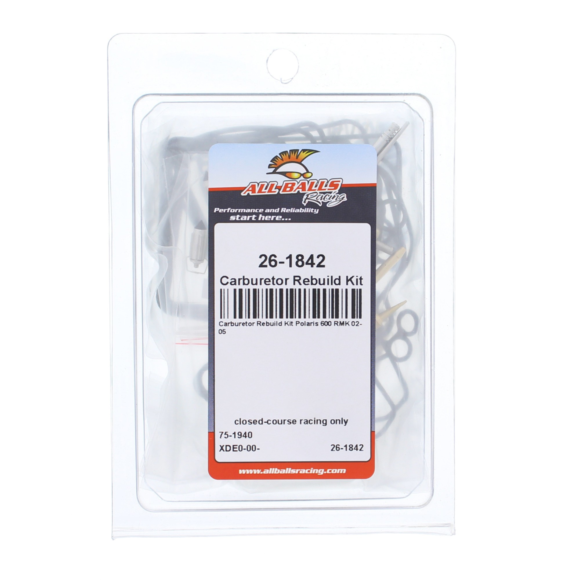 All Balls Carburetor Rebuild Kit 26-1842 for Polaris 600 RMK 02-05