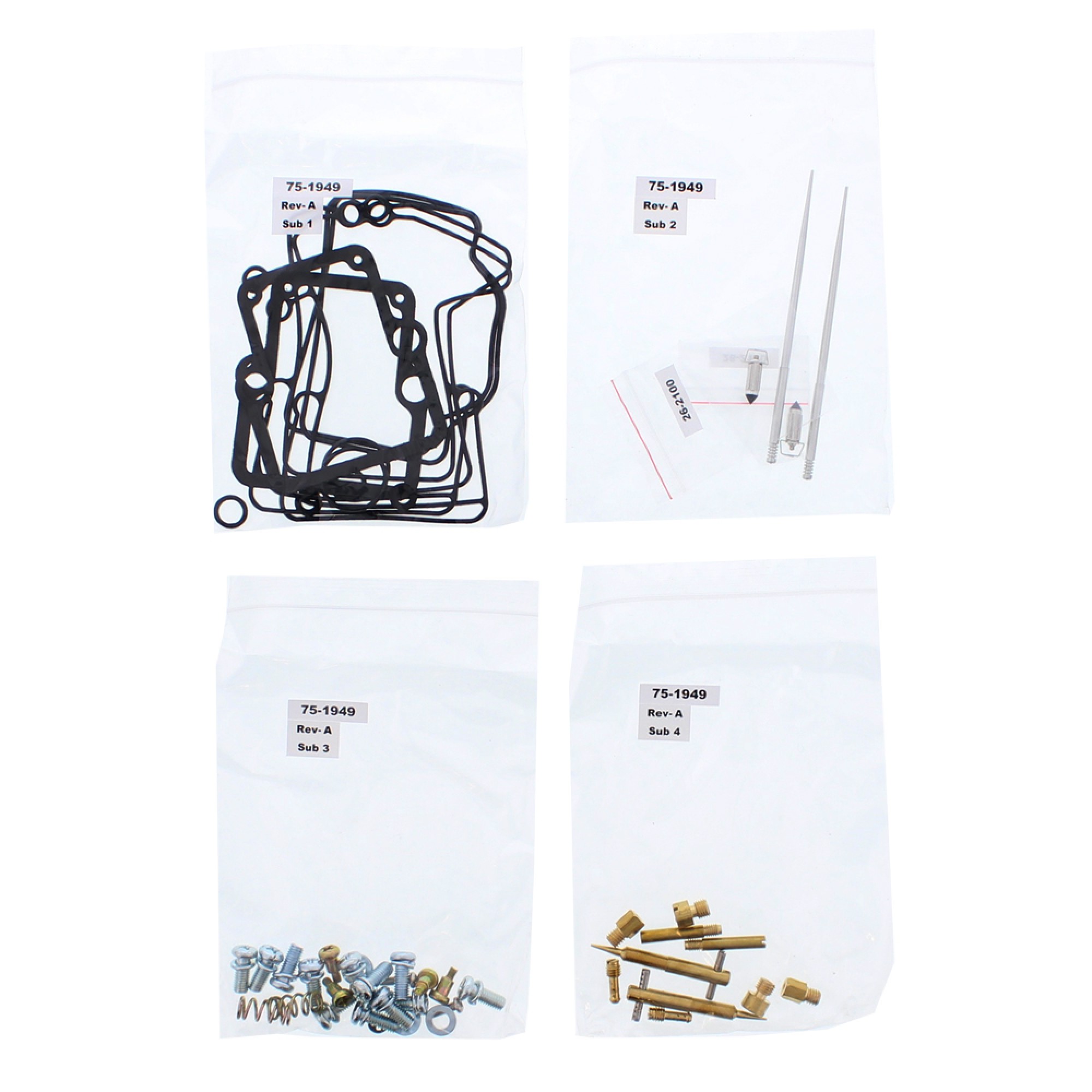 All Balls Carburetor Rebuild Kit 26-1830 for Polaris 600 Classic Touring 04