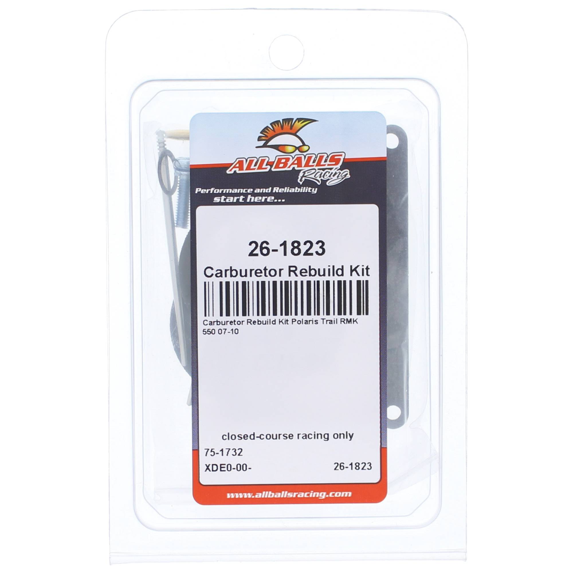 All Balls Carburetor Rebuild Kit 26-1823 for Polaris Trail RMK 550 07-10