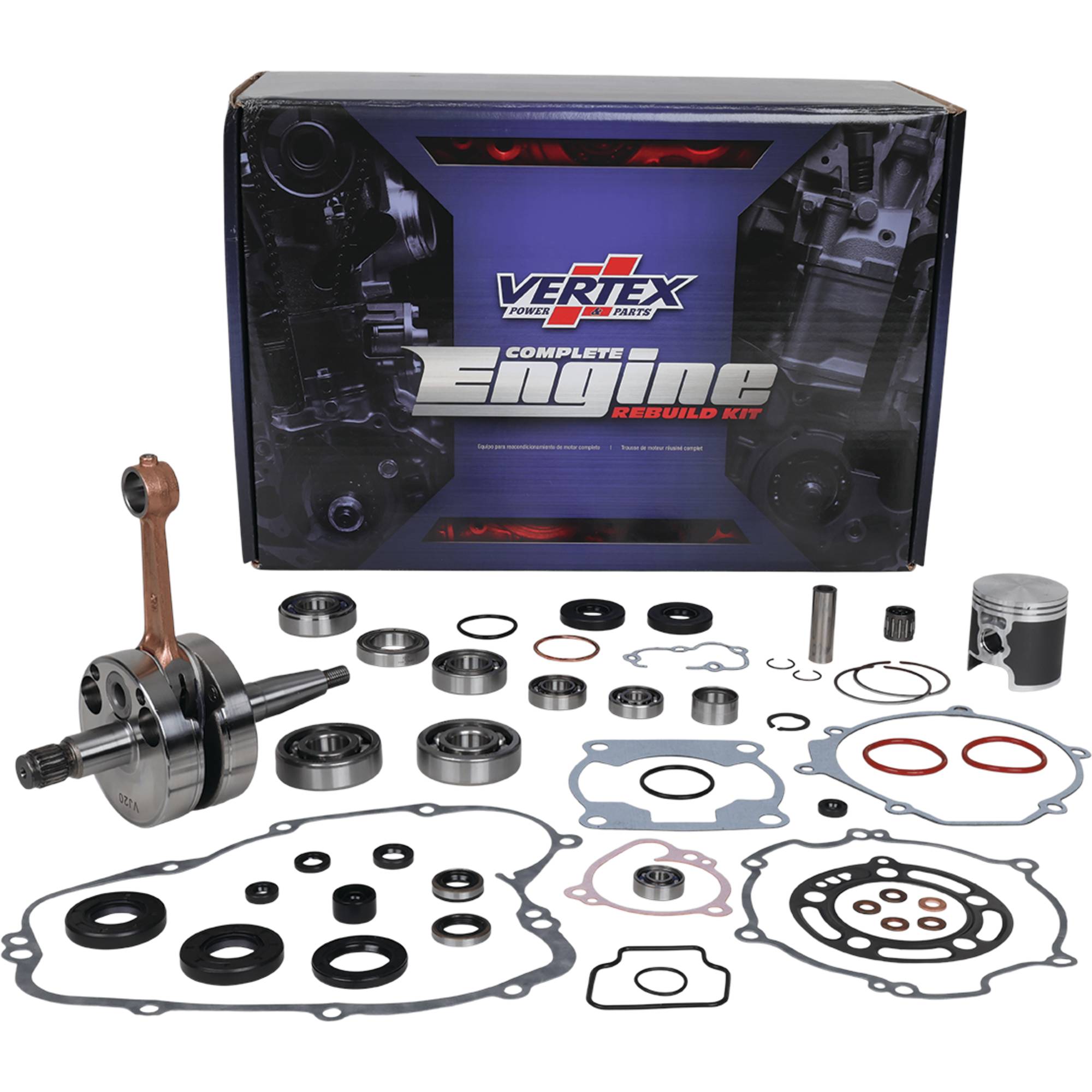Wrench Rabbit Complete Engine Rebuild Kits for Kawasaki KX 100 (05)