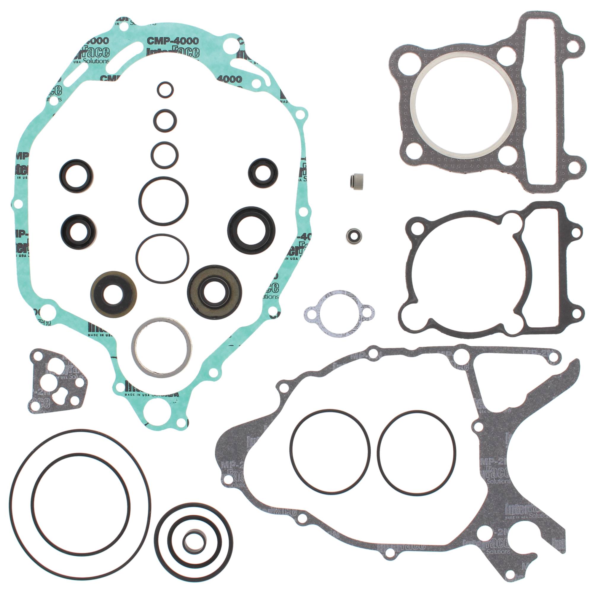 Winderosa Gasket Kit With Oil Seals for Yamaha TW200 Trailway 87-18
