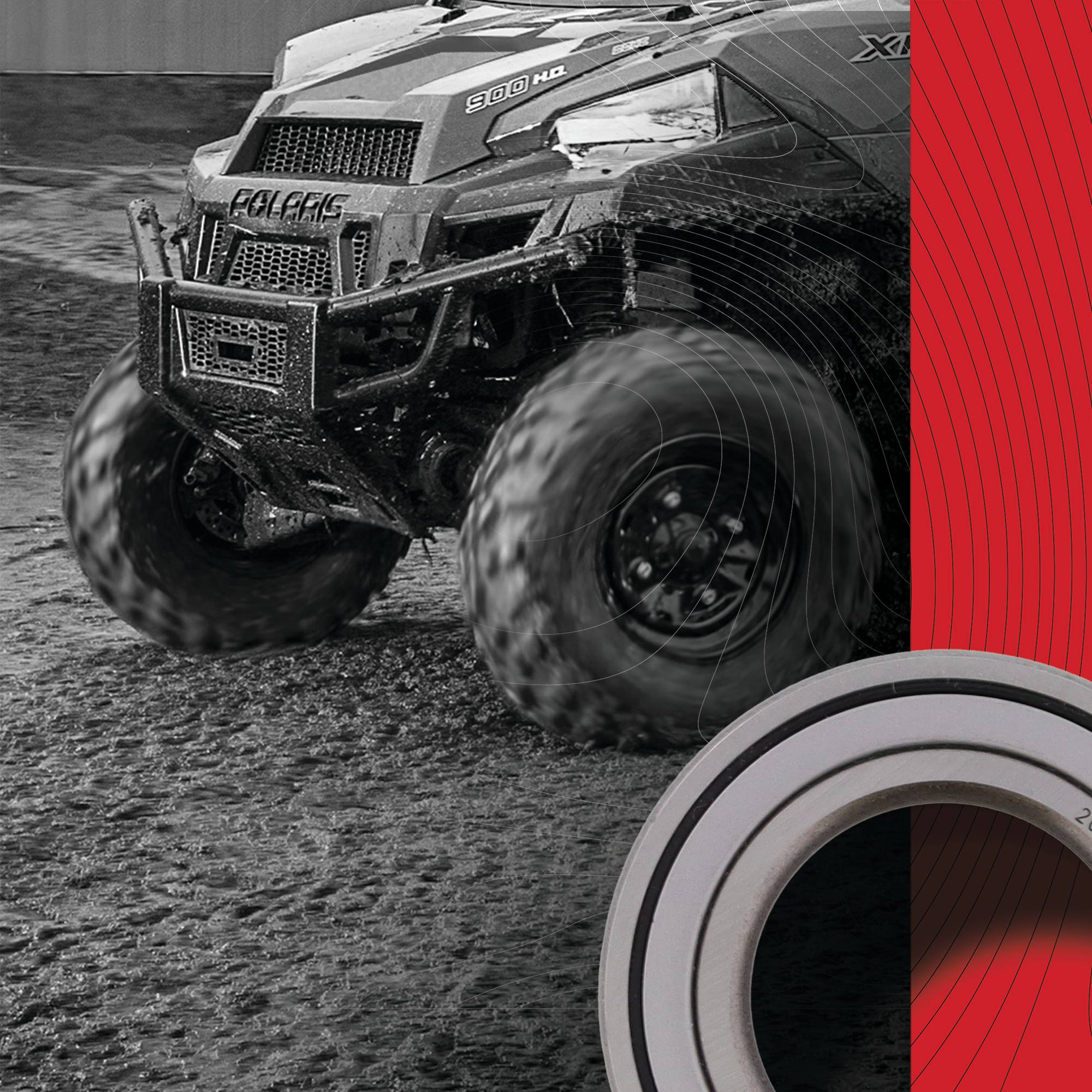 All Balls Wheel Bearing Kit Rear for Honda TRX420 FA IRS 09-17, 25-1624