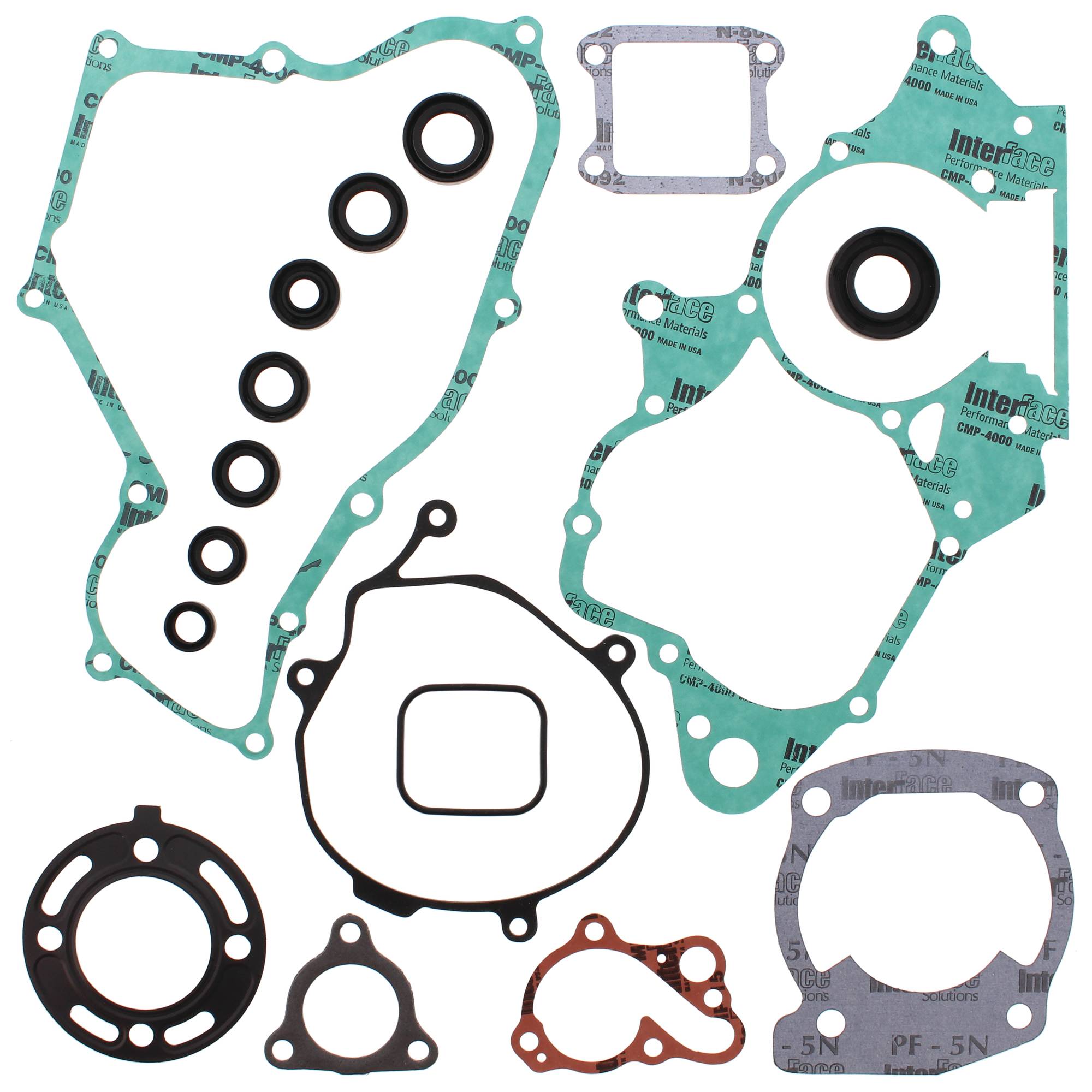 Winderosa Gasket Set with Oil Seals for Honda CR 80 R 92 93 94 95-02