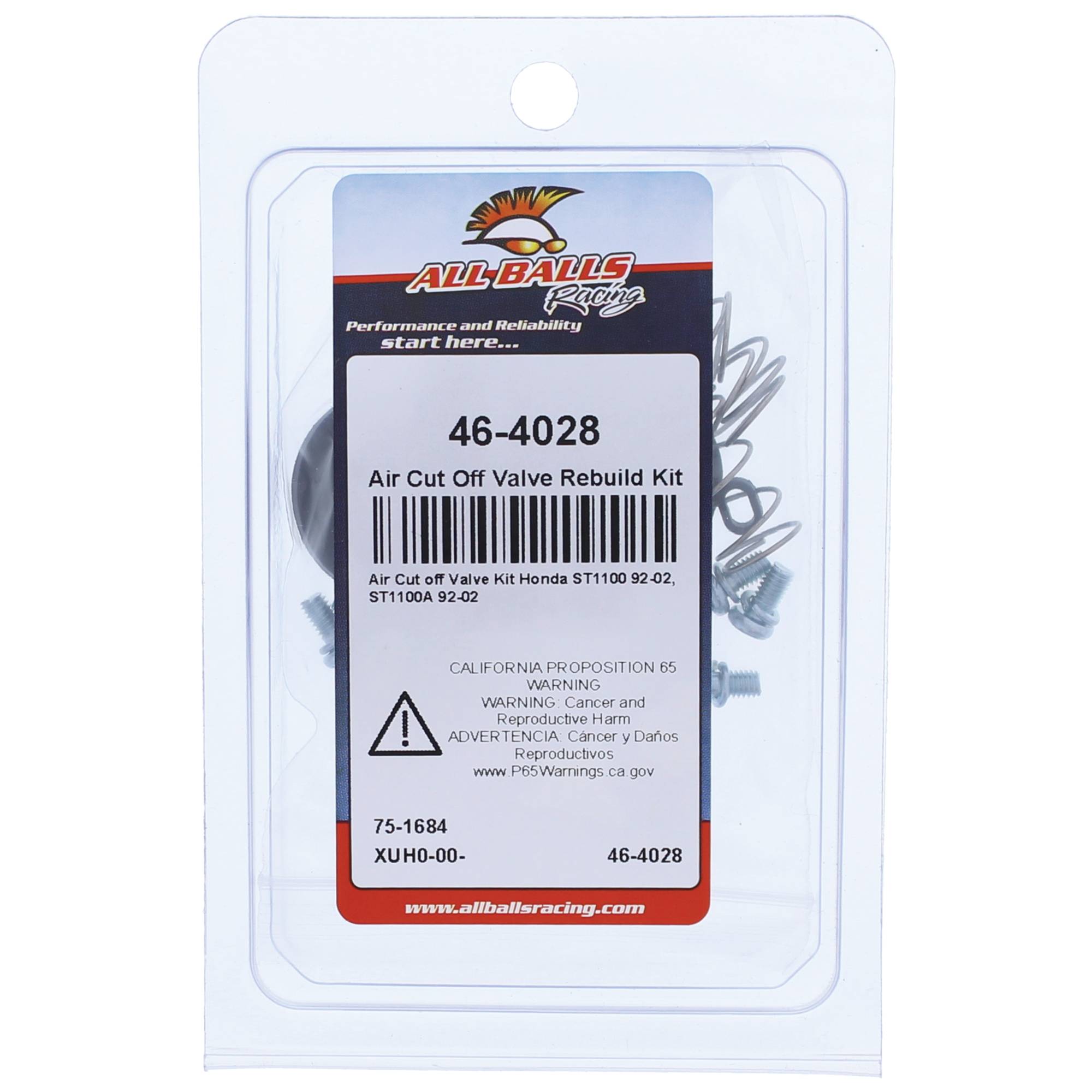 All Balls Air Cut Off Valve Rebuild Kit 46-4028 for Honda ST 1100 92-02