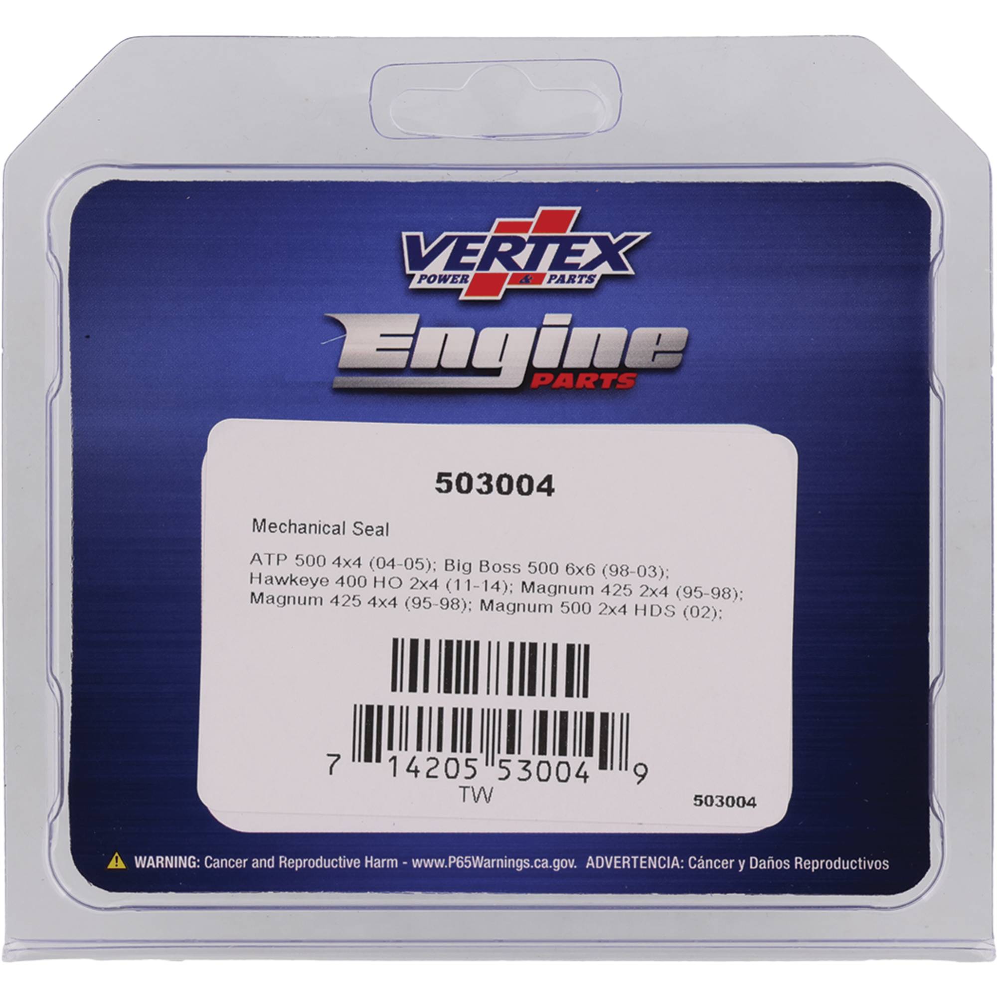 Winderosa Mechanical Water Pump Seal Yamaha WOLVERINE EPS 700cc 2017 503004