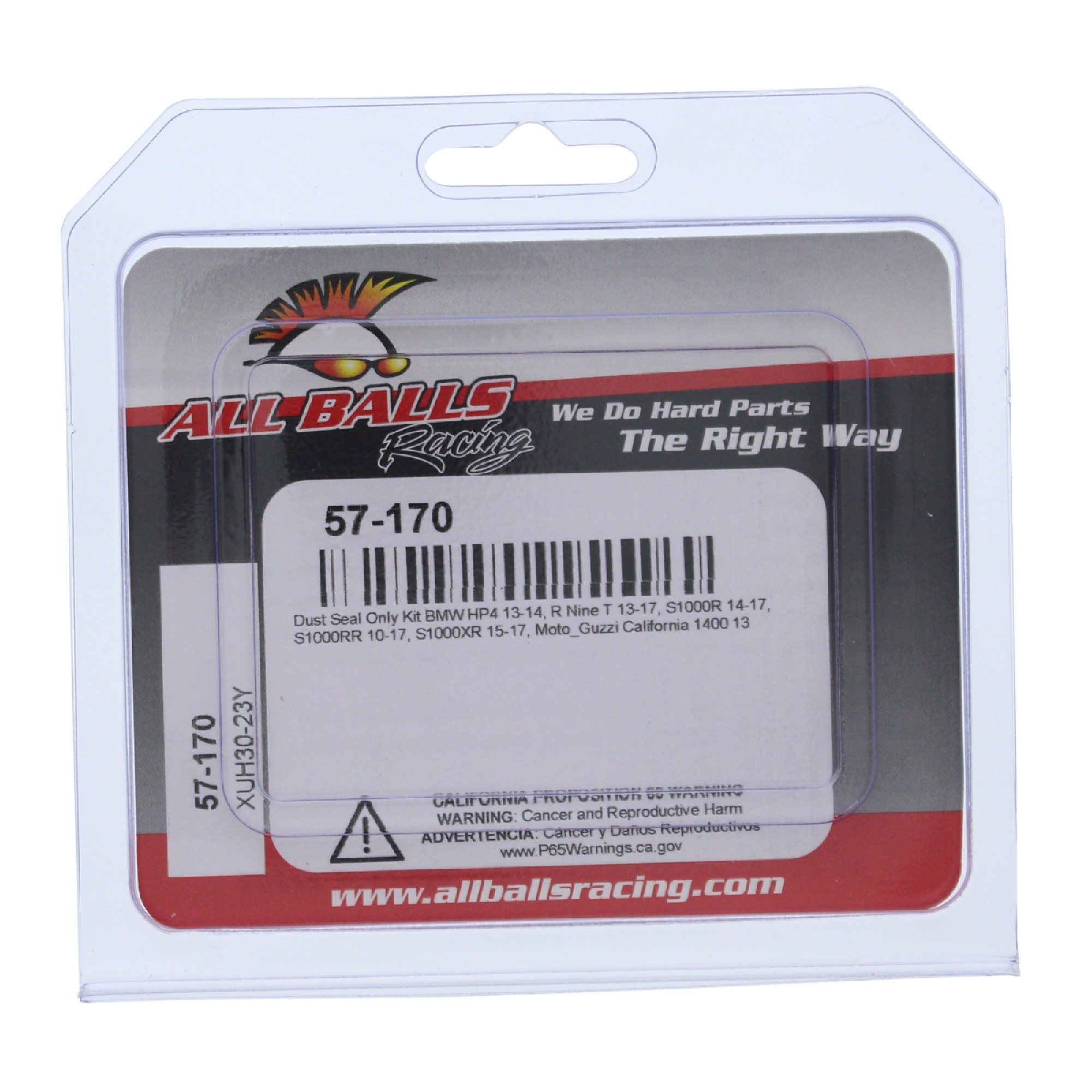 All Balls for k Dust Seal Kit 57-170 for BMW R nine T 13-16, HP 4 13 14