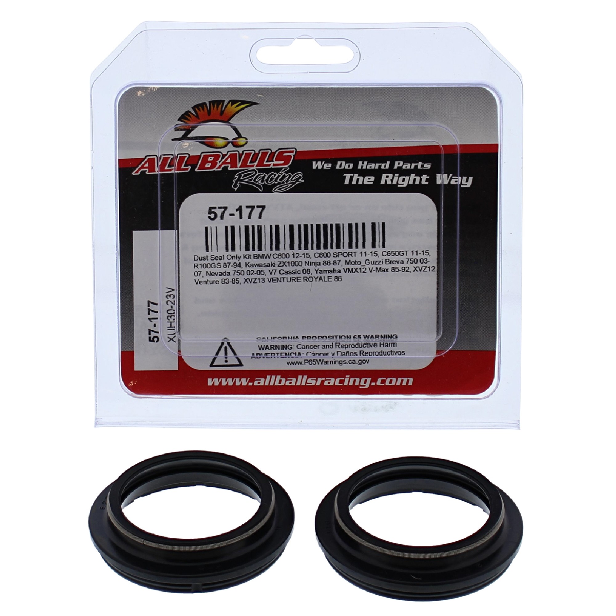 All Balls for k Dust Seal Kit 57-177 for BMW R 100 GS 87-94