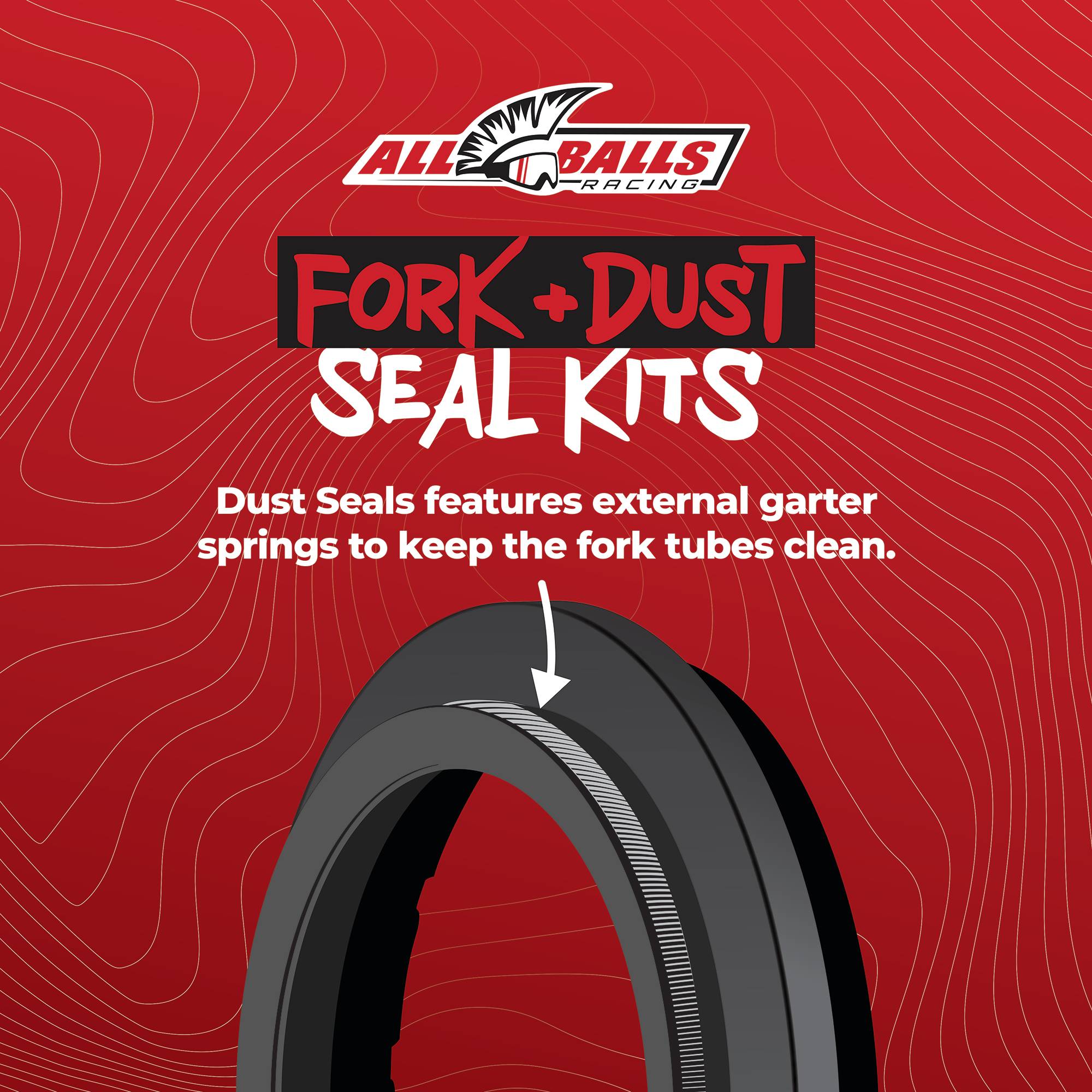 All Balls Fork & Dust Seal Kit for KTM